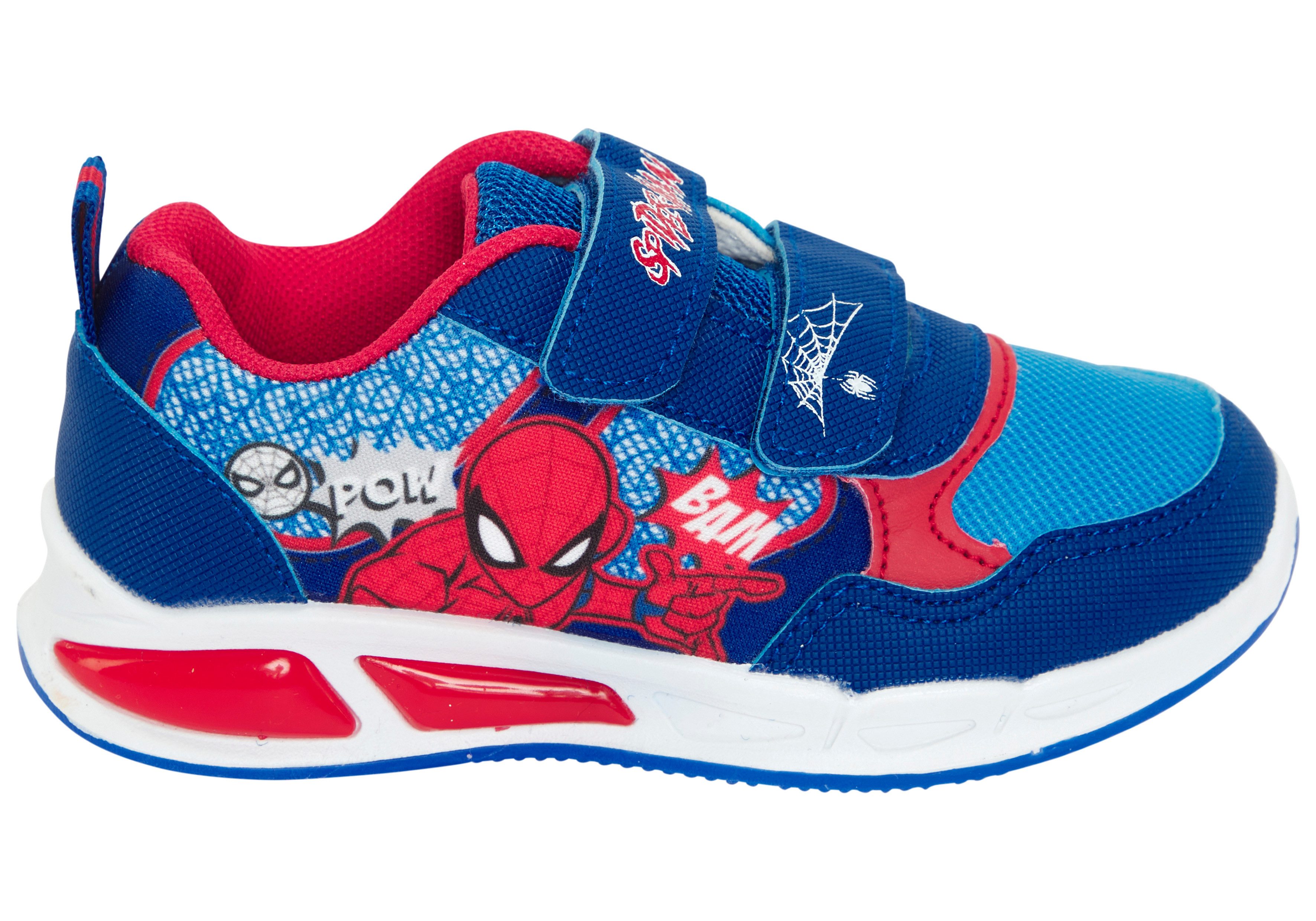 Disney SPIDERMAN Sneaker mit cooler Blinkfunktion