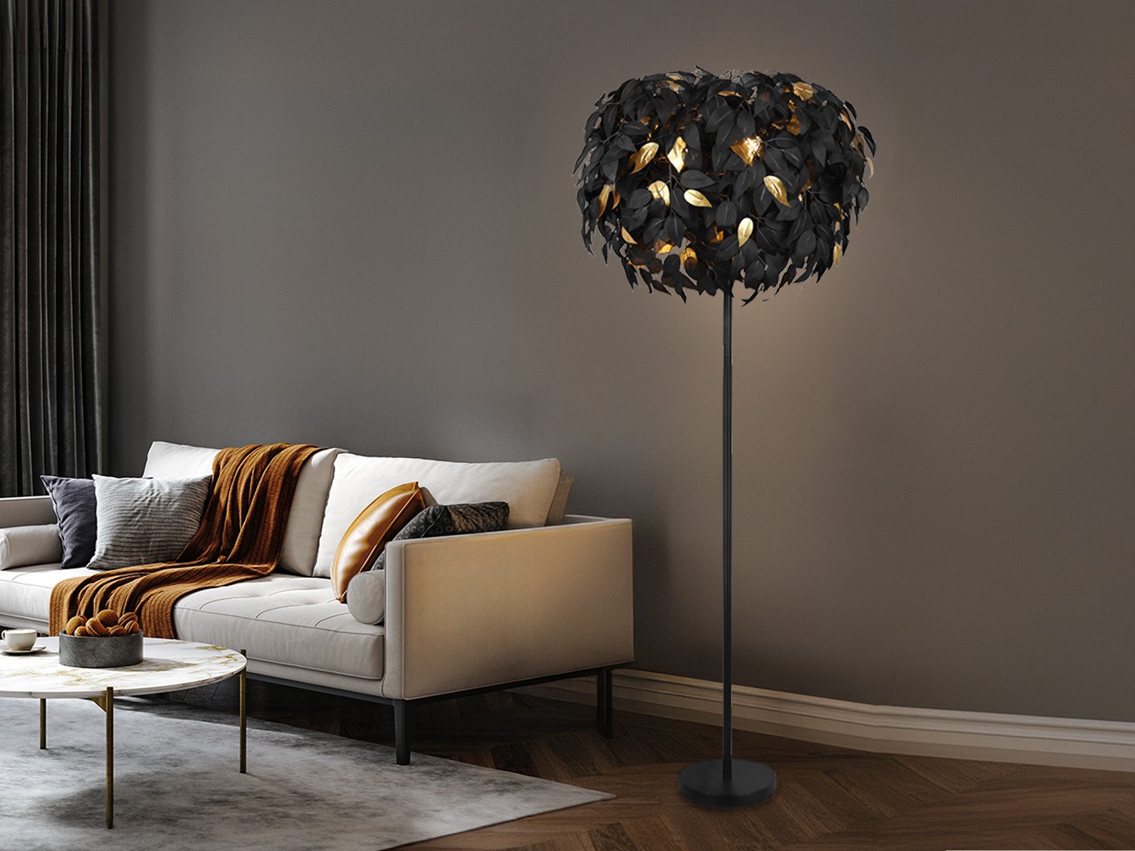 Reality Leuchten LED Stehlampe, Dimmfunktion, LED wechselbar, Warmweiß, gro günstig online kaufen