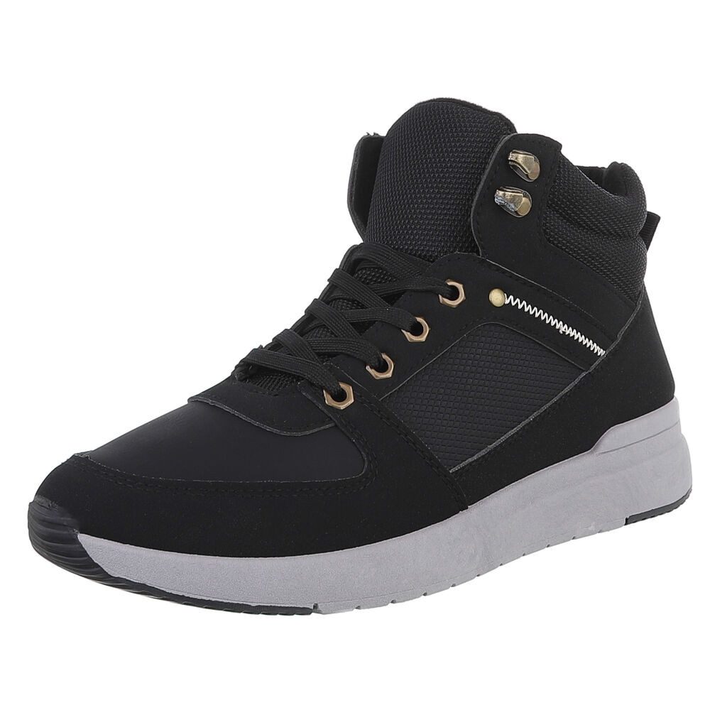Coolwalk Herren High-Top Freizeit Sneaker (88828845) Flach Sneakers in Schw günstig online kaufen