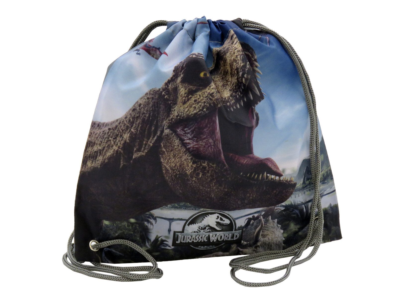 Jurassic World Brottasche Snackbeutel 22 × 23 × 1 cm Brottasche mit Kordelzug