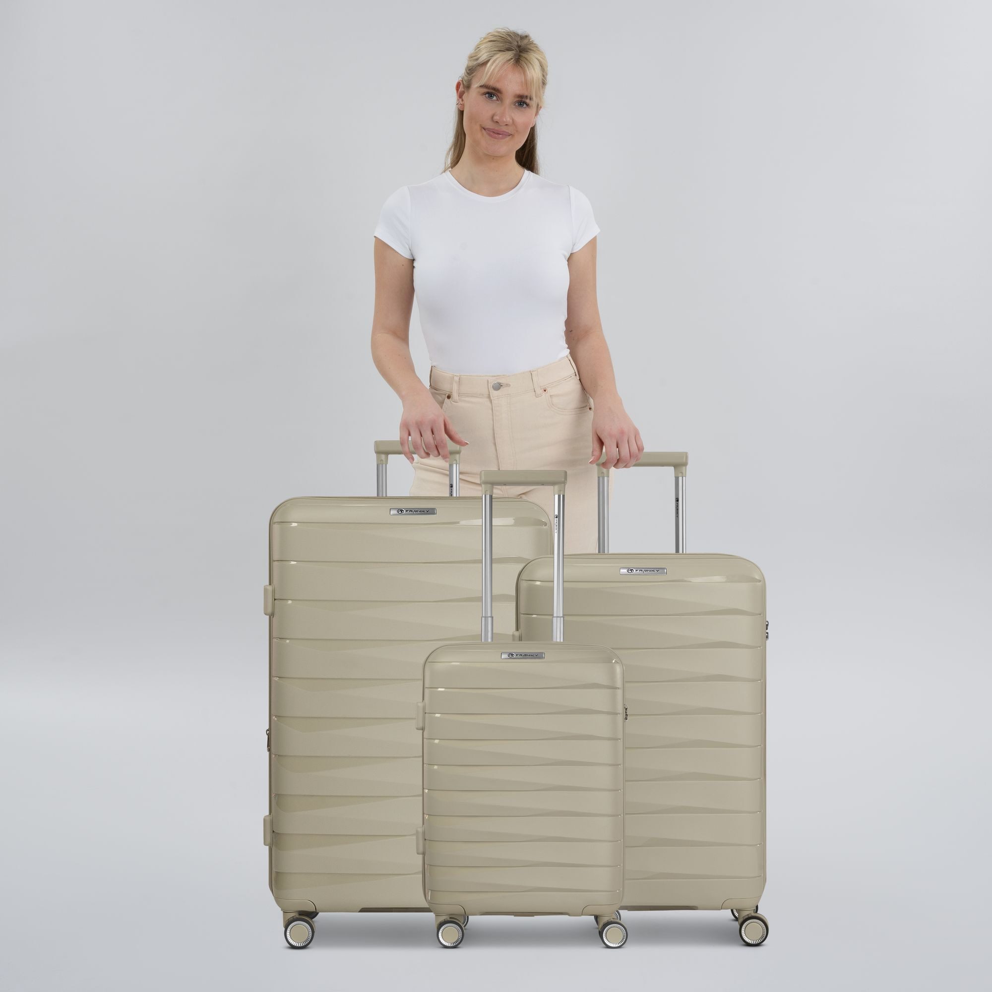 Franky Trolleyset London, 4 Rollen, (3-teilig, günstig online kaufen