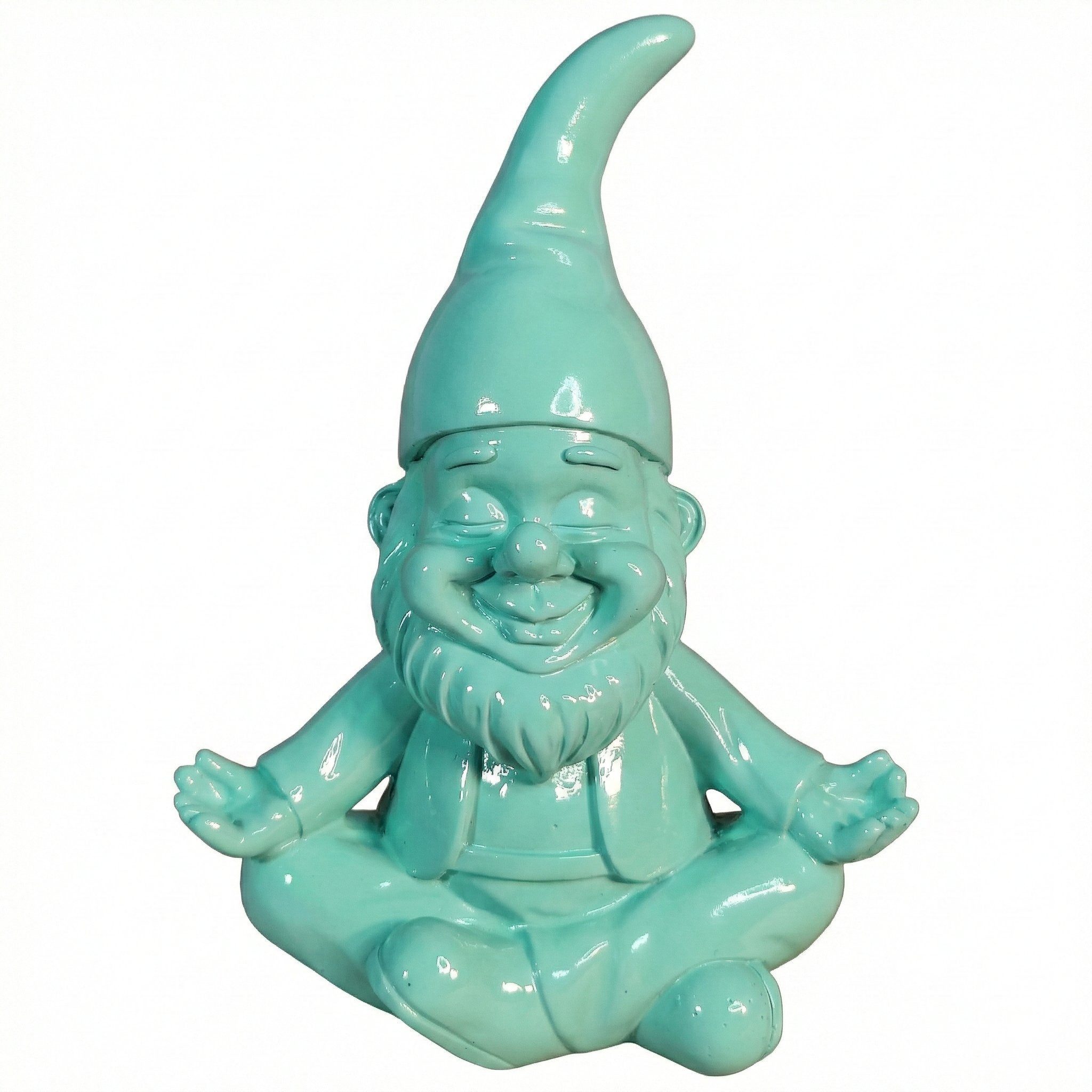 colourliving Gartenzwerg GartenPoser Yoga-Gartenzwerg »ZenPoser«, in 2 Größen & 6 Farben, (1 St), Wähle einfach deine Lieblingsfarbe und die passende Größe aus!