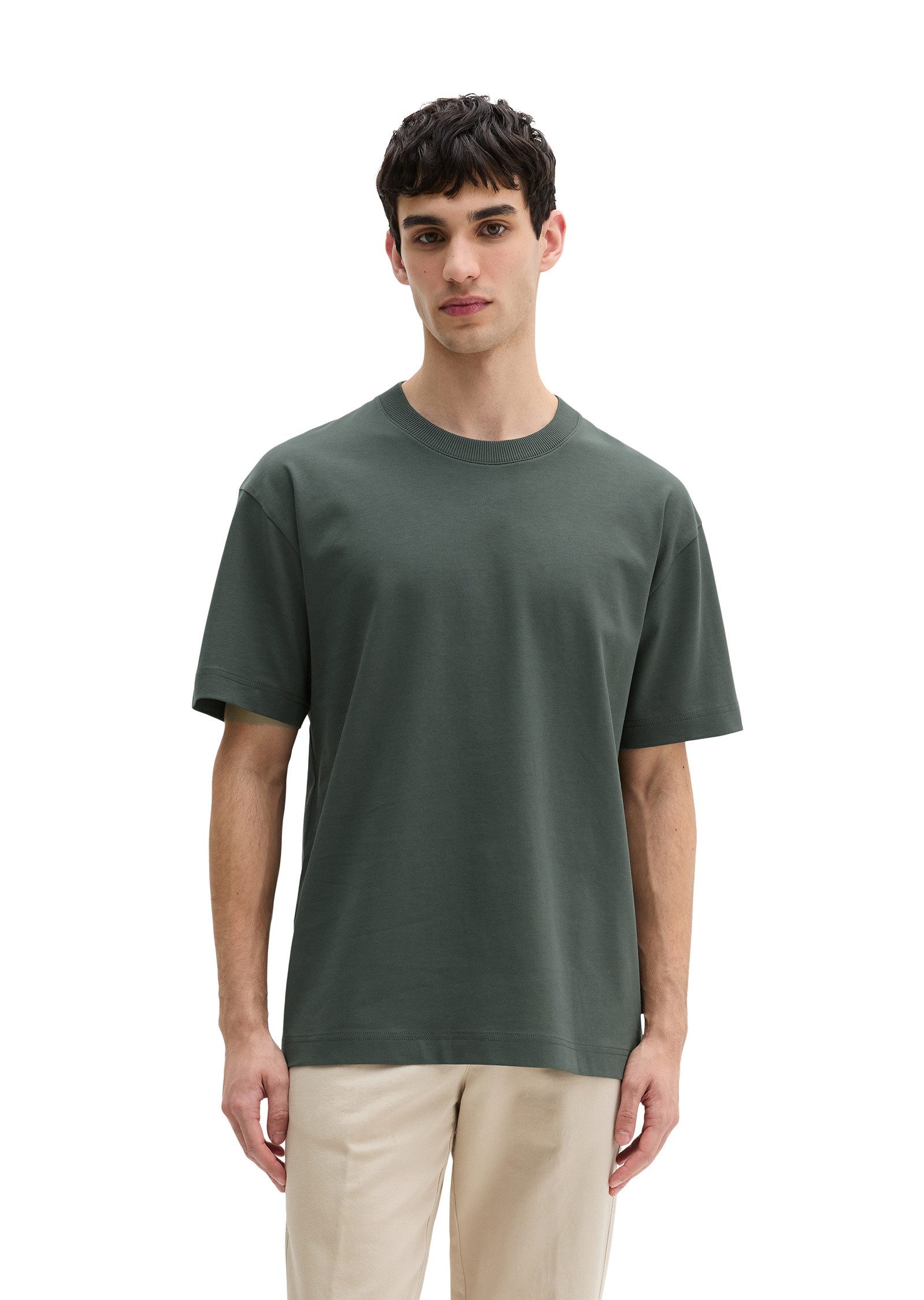 Marc O'Polo T-Shirt aus schwerem Bio-Baumwoll-Jersey günstig online kaufen