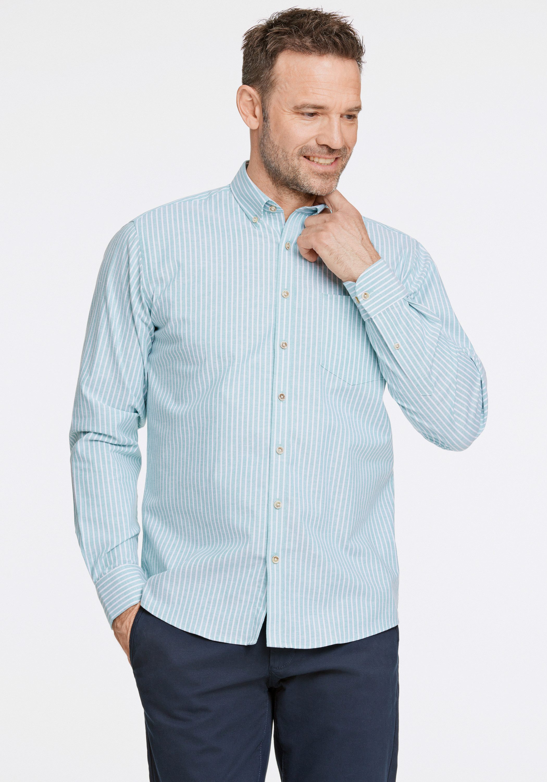 JACK’S Businesshemd Oxford-Hemd (Langarm) Regular Fit
