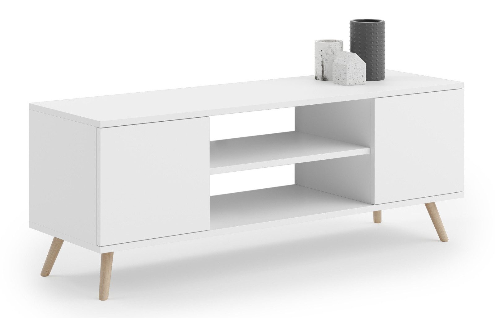 Lowboard Focus, Stehendes Fernsehregal für das Wohnzimmer
