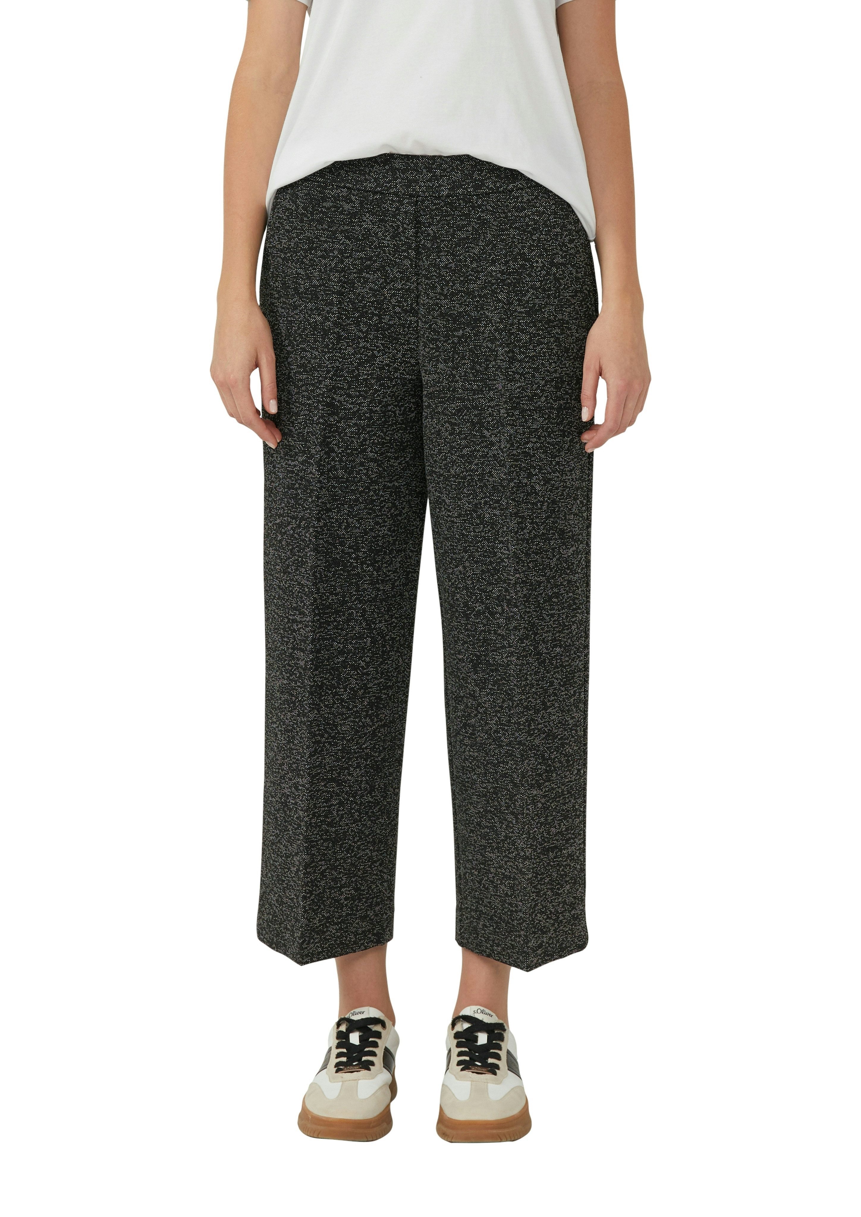 s.Oliver 7/8-Hose in melierter Optik