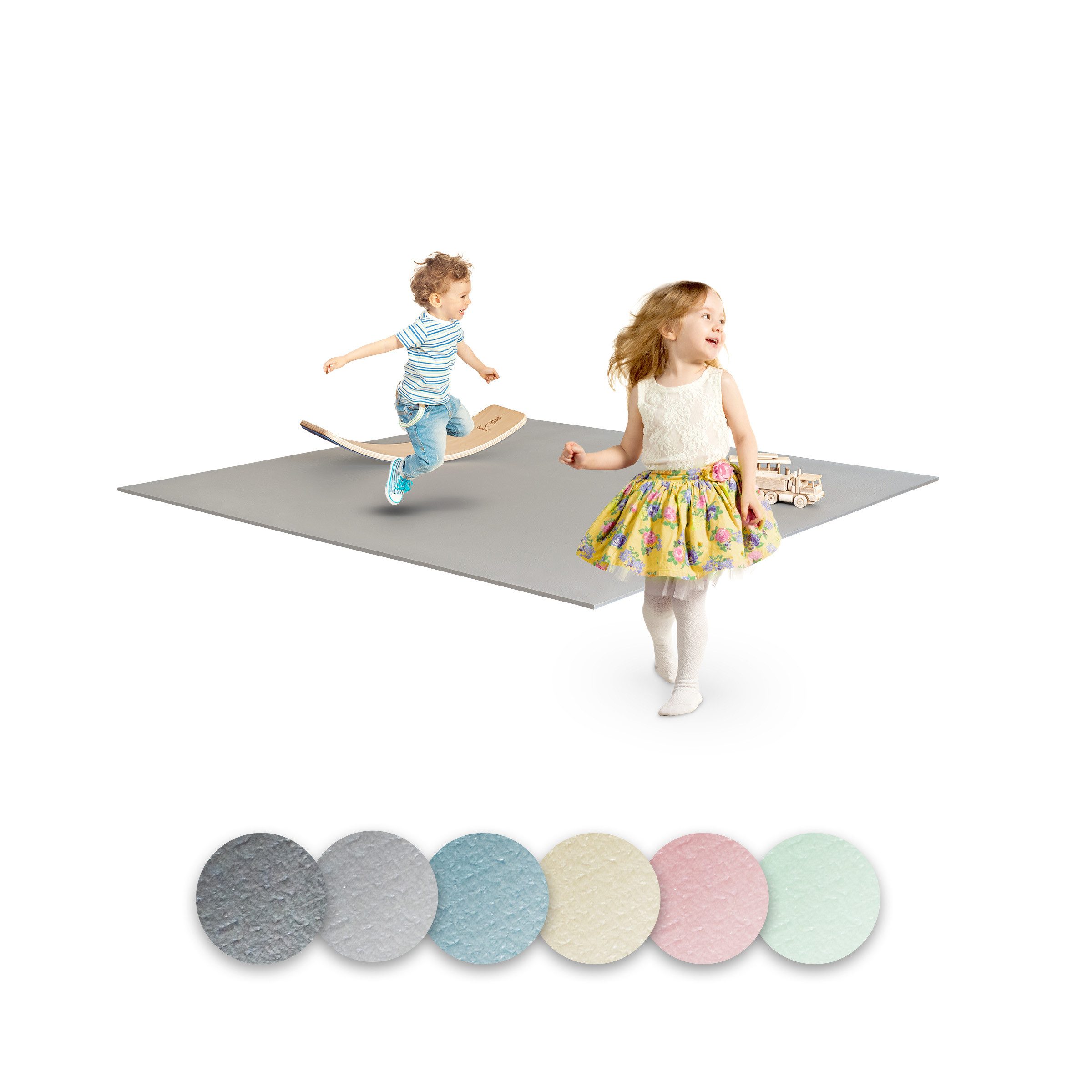 Ehrenkind Spielmatte Krabbelmatte Pro, rutschfeste Babymatte, Spielmatte (Exzellenter Schutz beim Spielen & Toben), Extra dick und soft, Made in Germany, Oeko-Tex 100, Spielmatte Baby