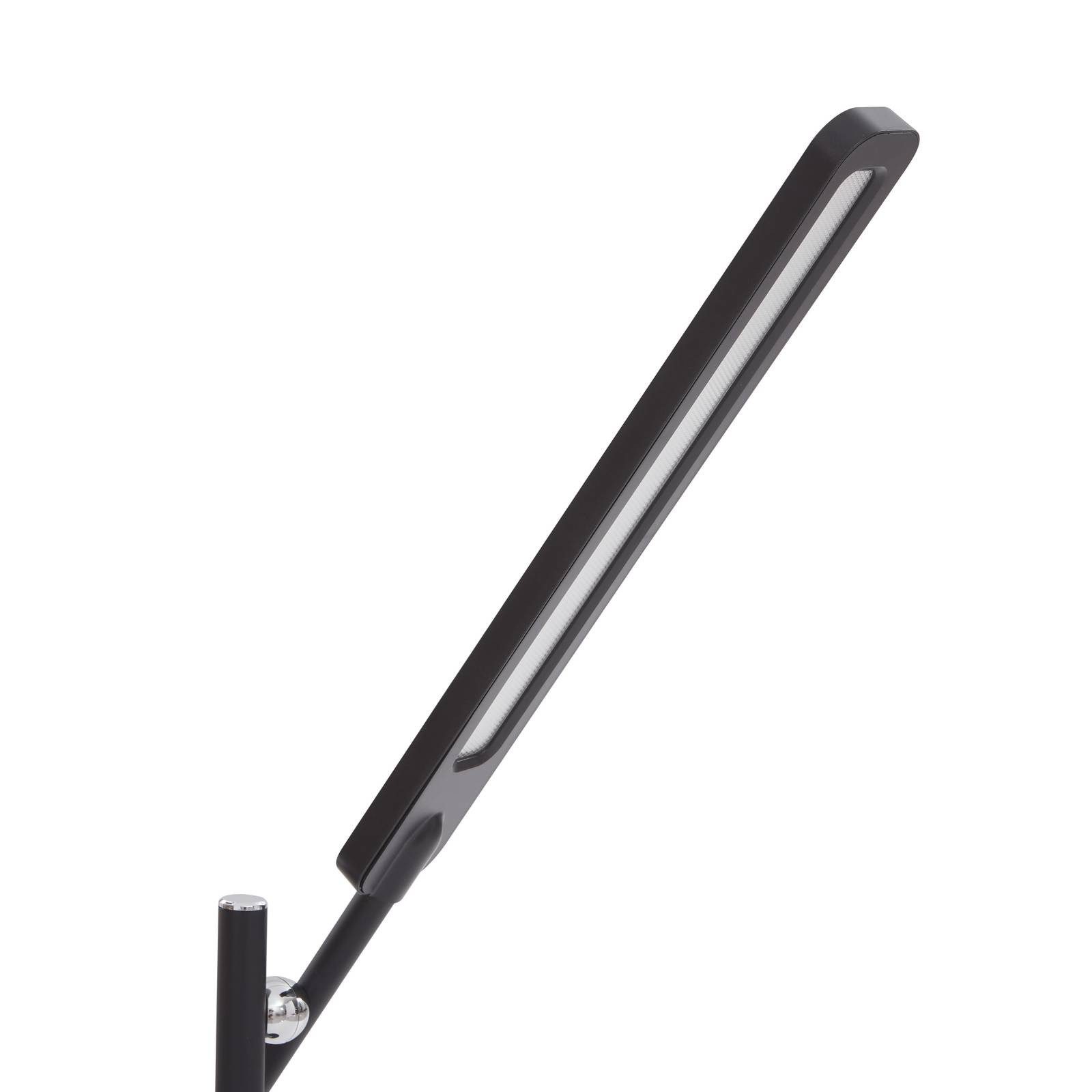 Lindby Schreibtischlampe Valtorin, LED, Kunststoff Schwarz universalweiß IP20, 1 x 7,2 W LED, universalweiß
