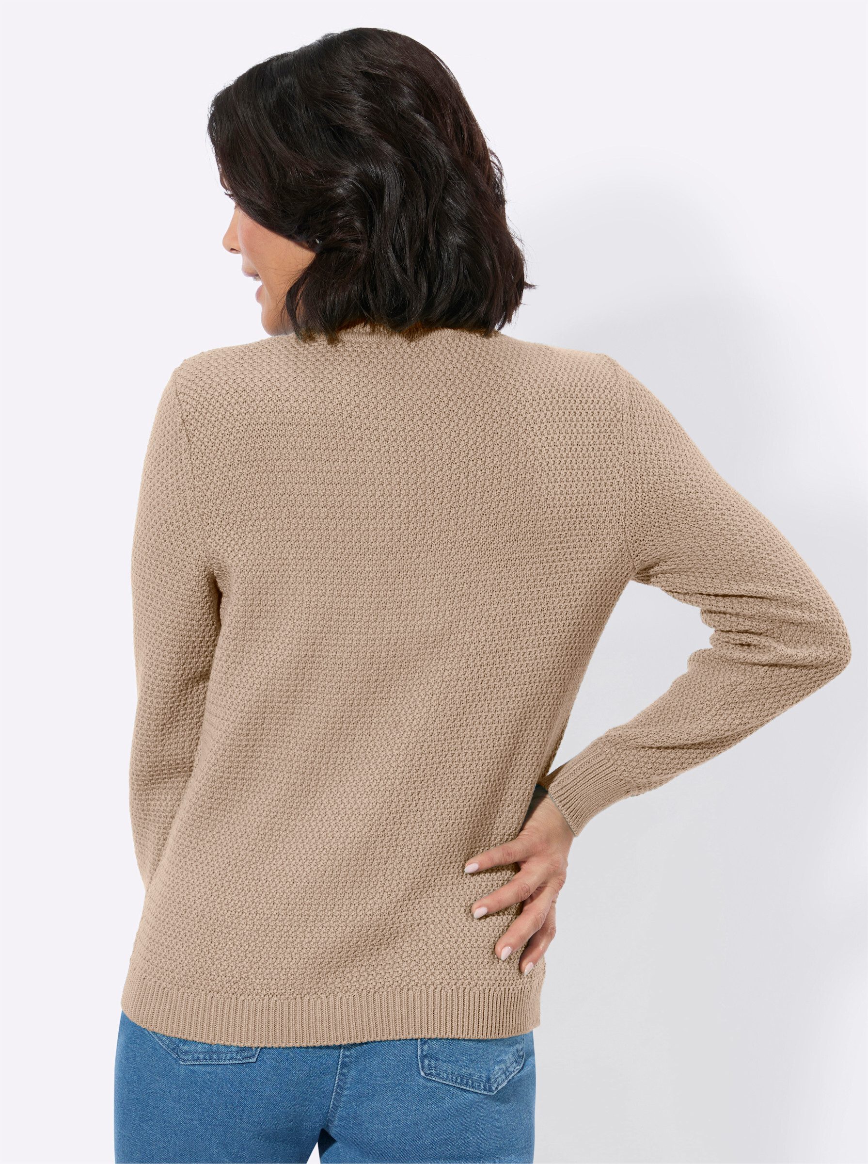 Witt Strickpullover Stehkragen-Pullover Langarm