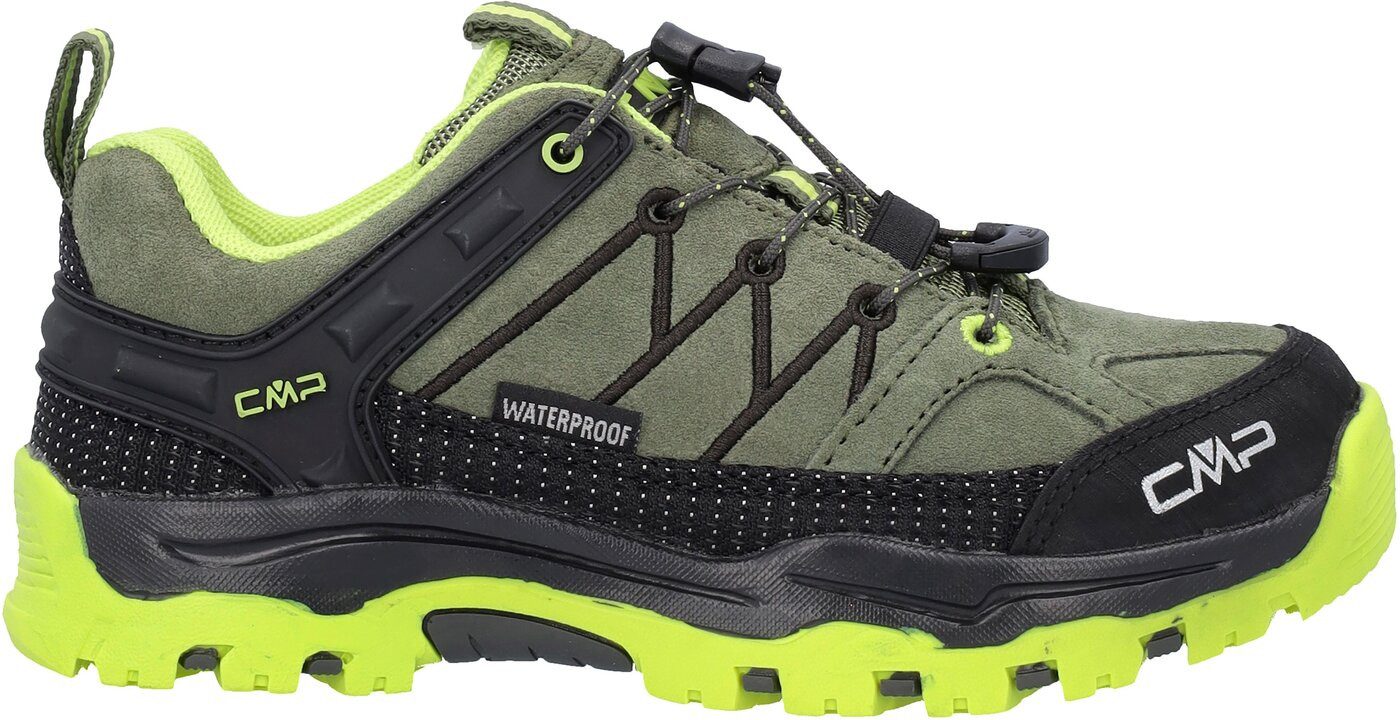 CMP KIDS RIGEL LOW TREKKING SHOES WP KAKI-ACIDO Wanderschuh