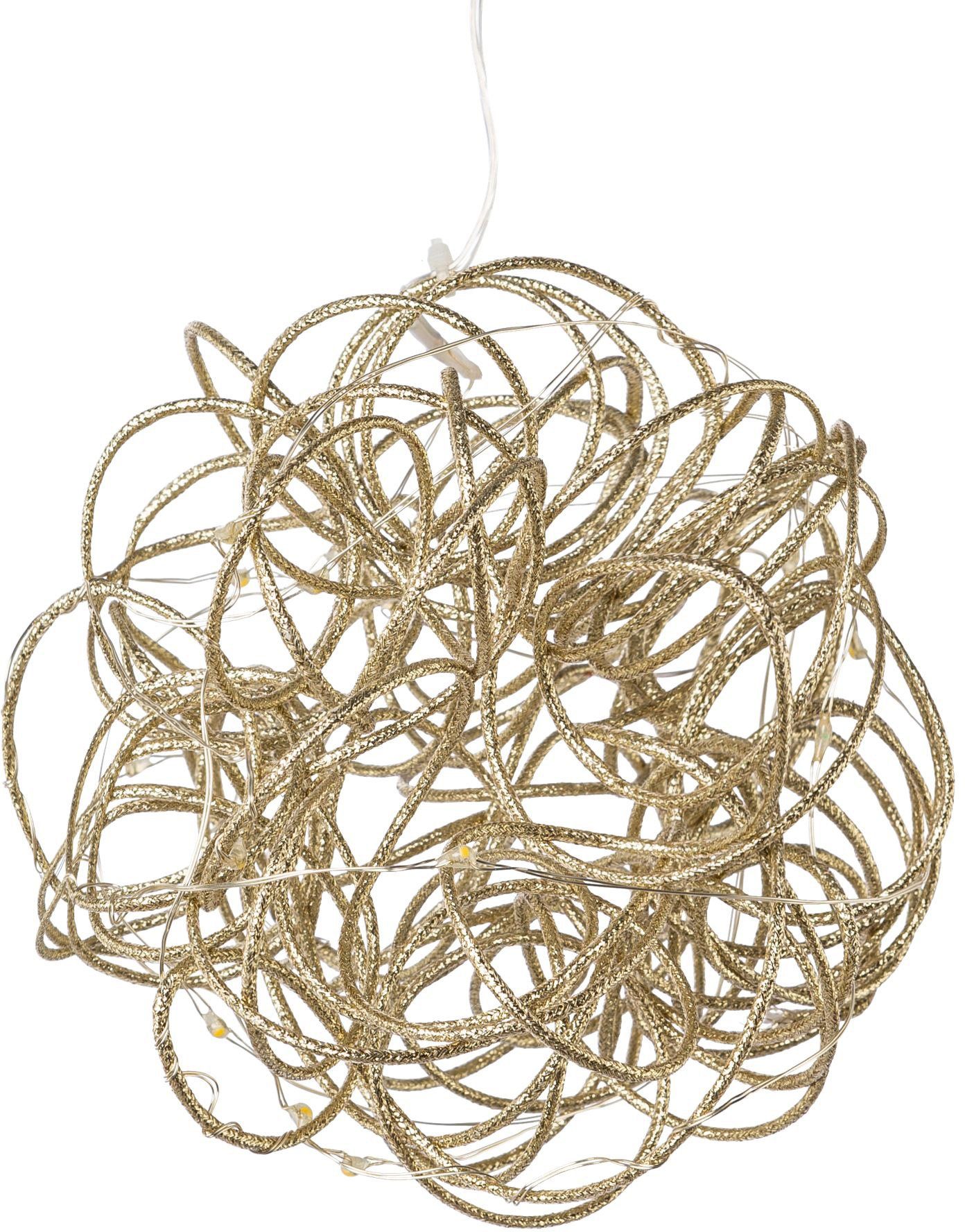 Creativ light Dekoobjekt Hänge-Drahtkugel (Set, 2 St), mit 10 LED's, Ø 15 c günstig online kaufen