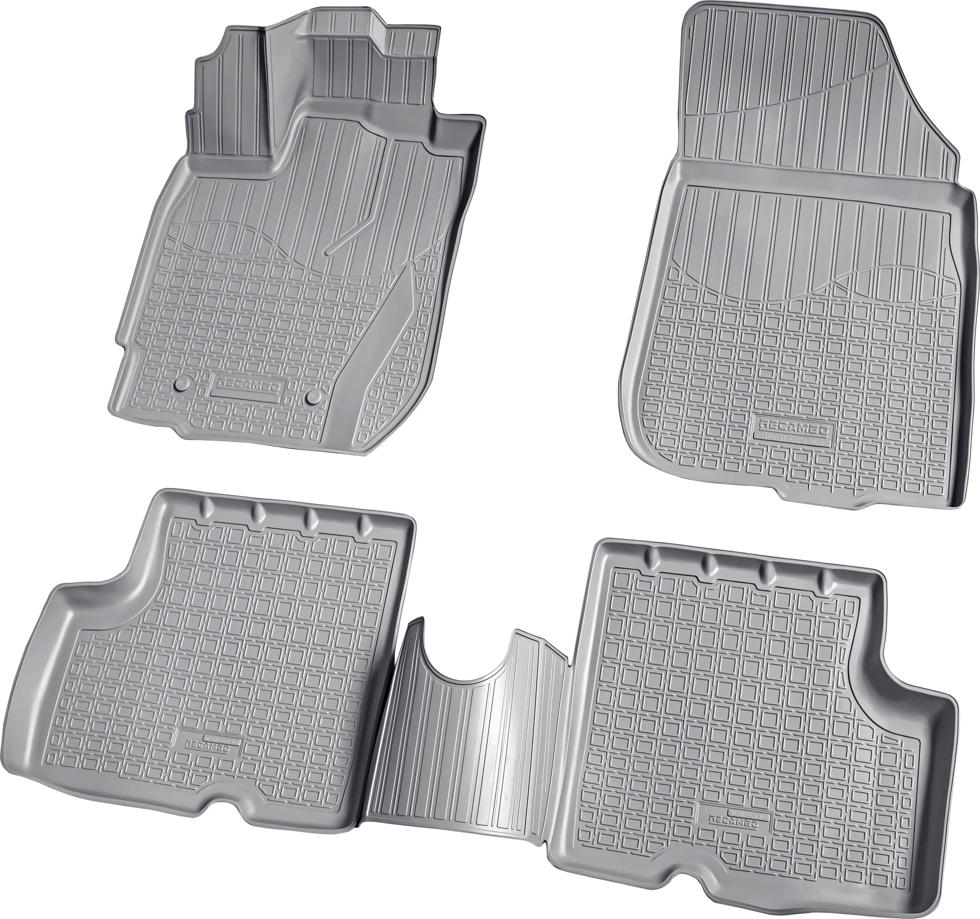 RECAMBO Passform-Fußmatten CustomComforts (4 St), für Dacia Duster