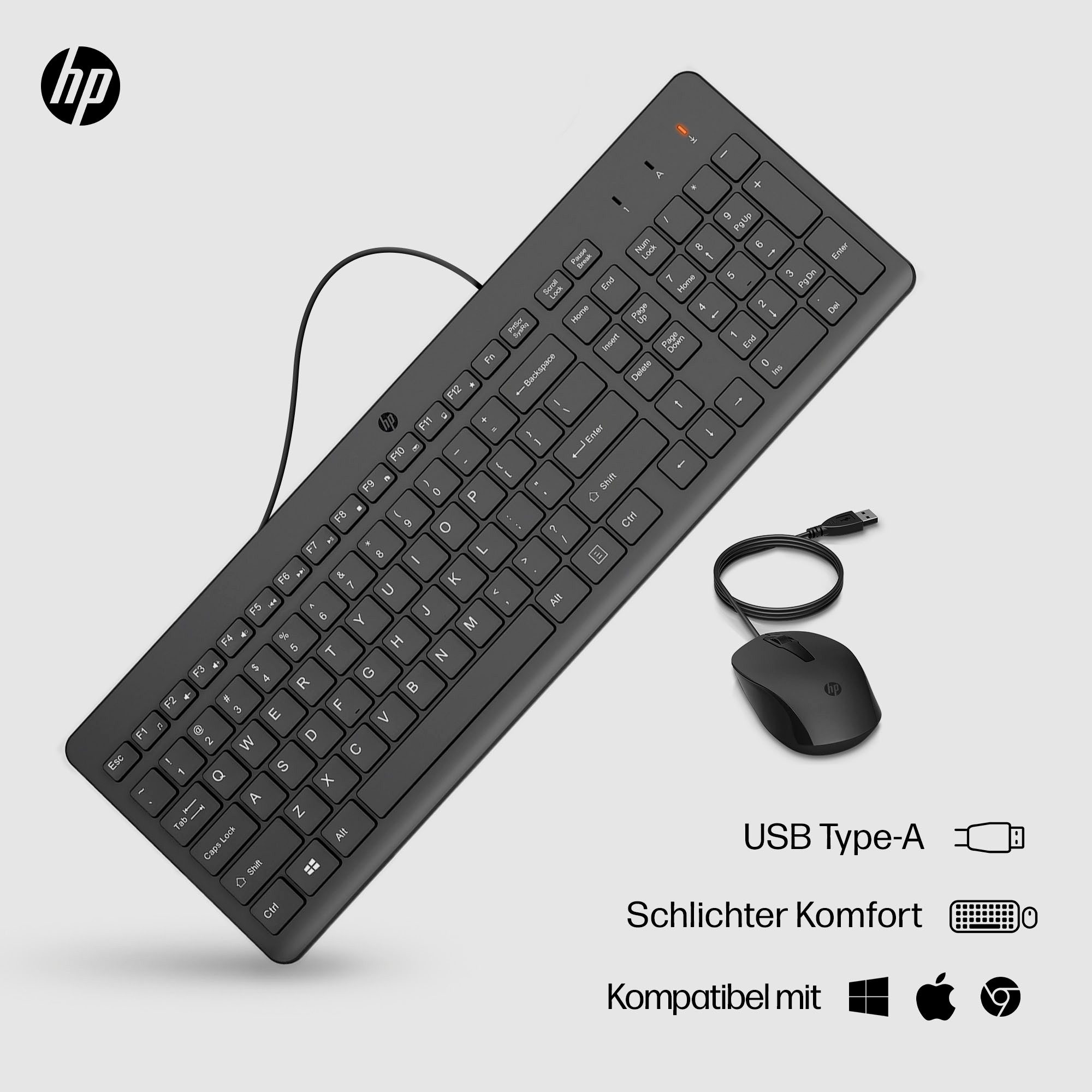 HP 150 Tastatur- und Maus-Set