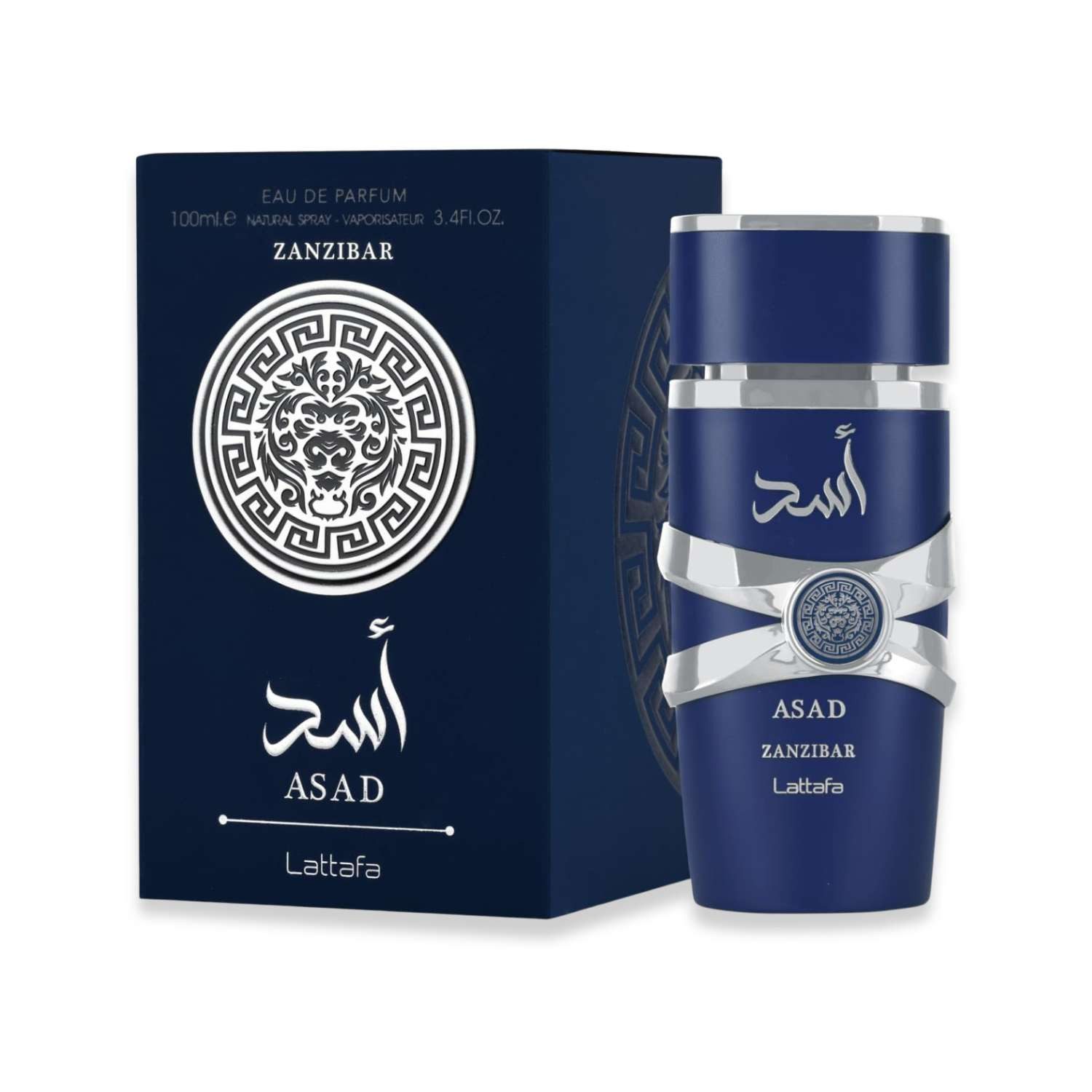 Lattafa Парфюмы Asad Zanzibar Парфюмы – Sinnlich-würziger Duft mit Vanille &, Kokos – 100 ml – Blumig-Gourmand-Parfum für Männer