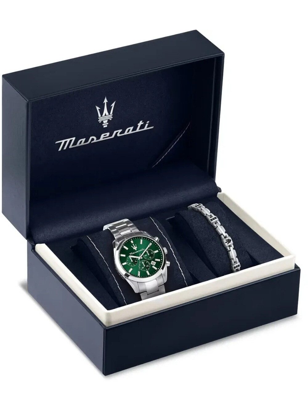 MASERATI Quarzuhr Maserati R8853151017 Herrenuhr Attrazione Chronograph Special Edition Maserati R8853151017 Herrenuhr Attrazione Chronograph Special Edition 43mm 5ATM