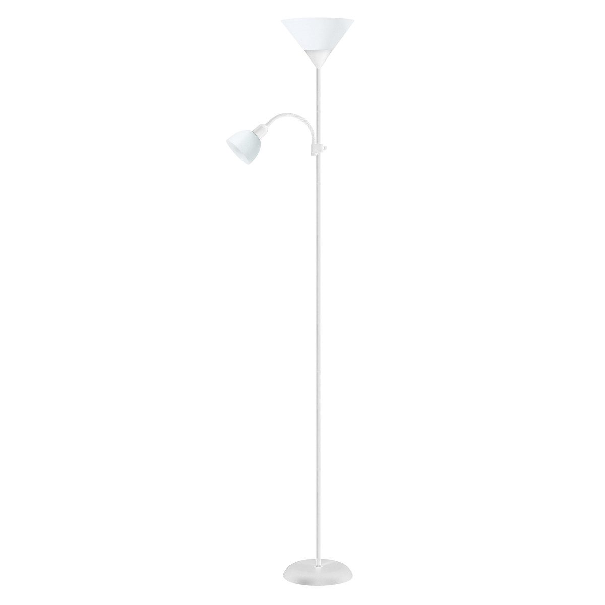 Platinet Stehlampe PFLF066, 2in1 Stehlampe mit verstellbarem Lesearm