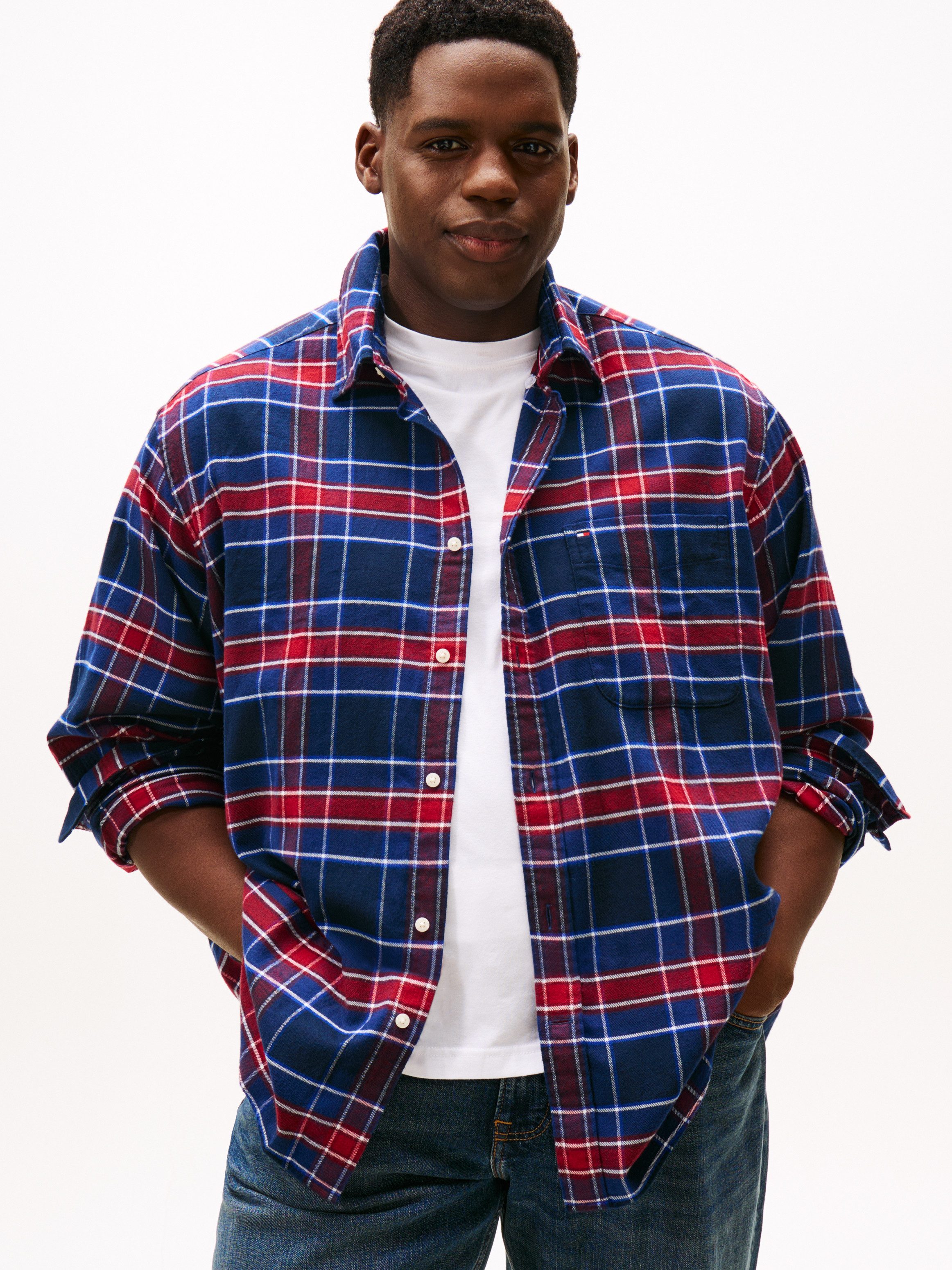 Tommy Hilfiger Big & Tall Flanellhemd günstig online kaufen