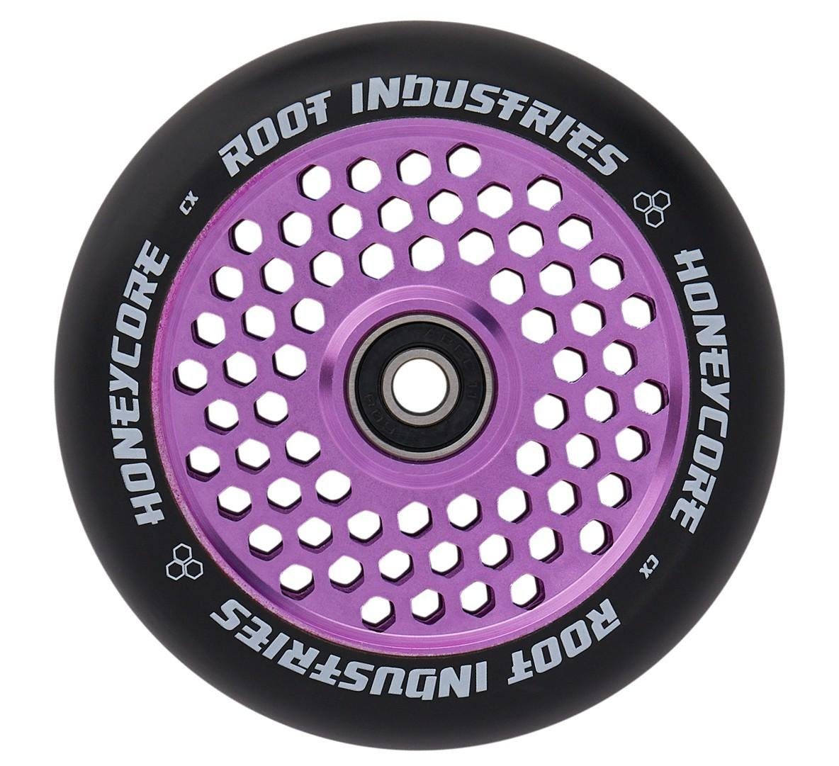 Stuntscooter Root Industries Honeycore Stunt-Scooter Rolle 120mm Lila/PU Schwarz