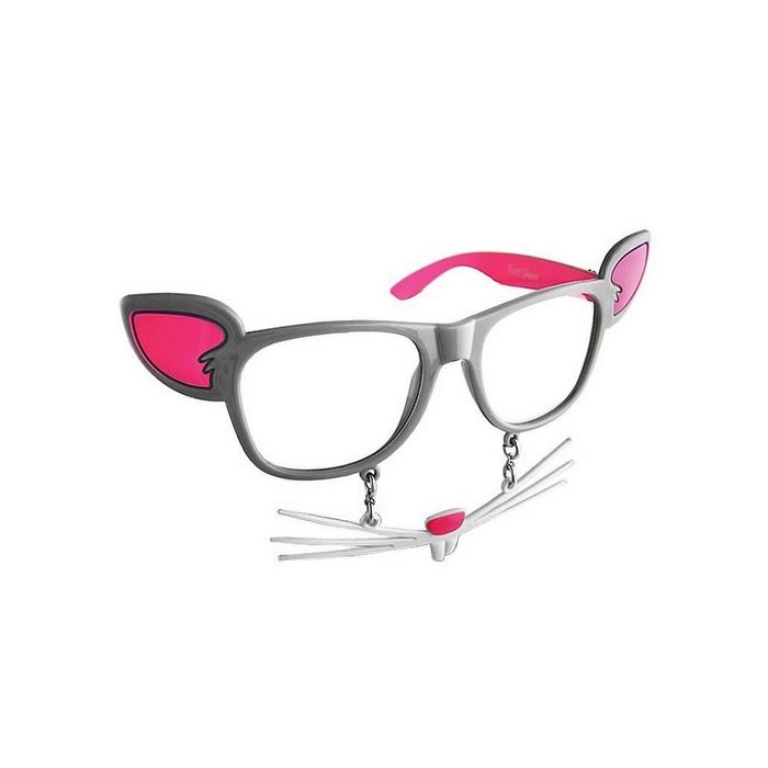Sun Staches Kostüm Maus Partybrille Lustige Brille in Maus-Optik