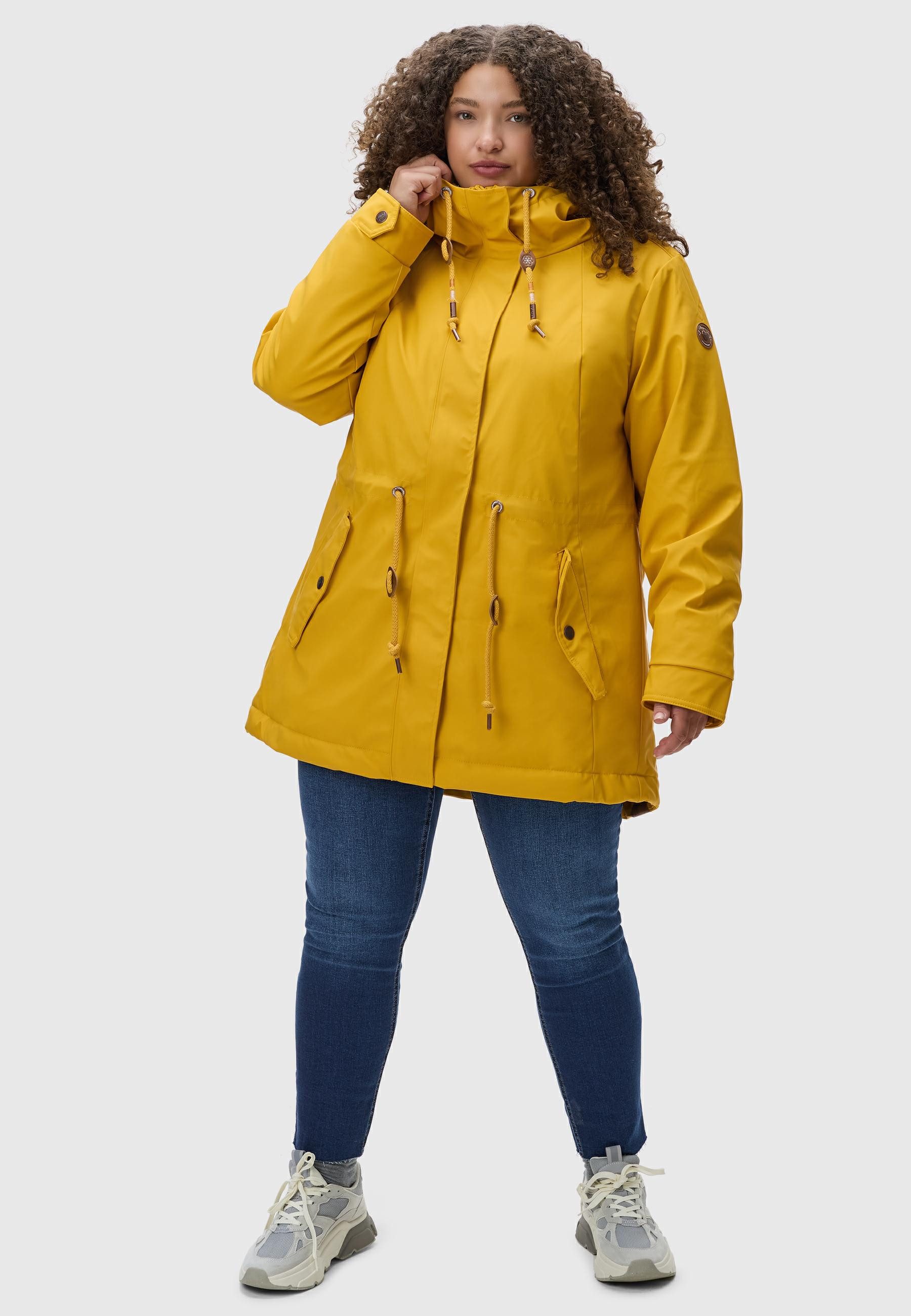 Ragwear Wintermantel Monadis Rainy II Intl. sportlicher, wasserdichter Parka für den Winter