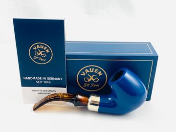 VAUEN Handpfeife Azzurro 1515 Pfeife dunkelblau Made in Germany 9mm Filter, verpackt in schöner Geschenkbox
