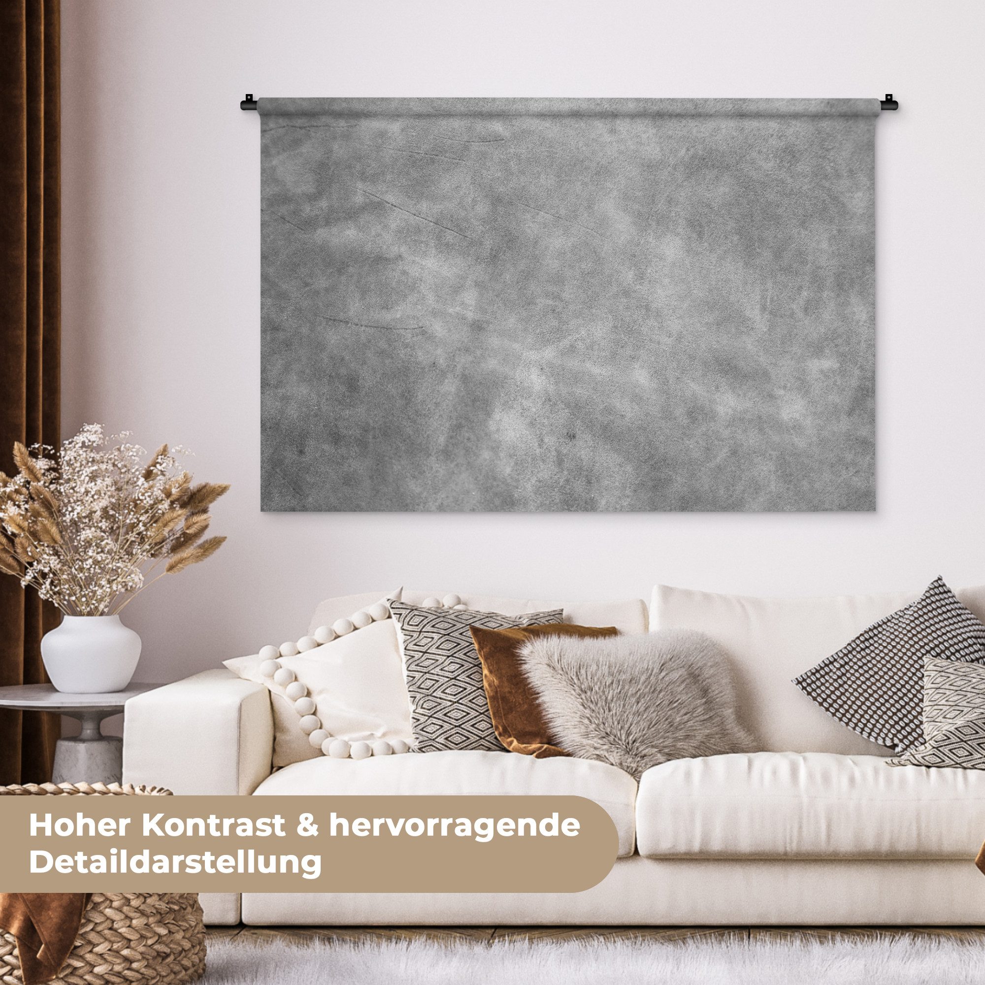 MuchoWow Wandteppich Leder - Textur - Lederoptik, Rechteckig, Höhe: 3 mm, Wandtuch, Wanddekoobjekt, 120x80 cm