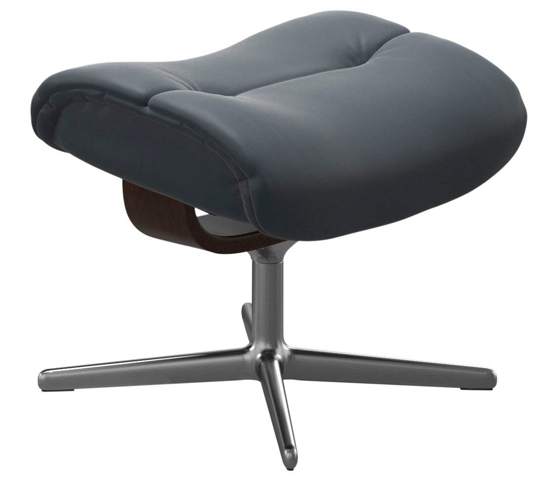 Stressless® Fußhocker Sunrise, mit Cross Base, Größe S, M & L, Holzakzent Braun
