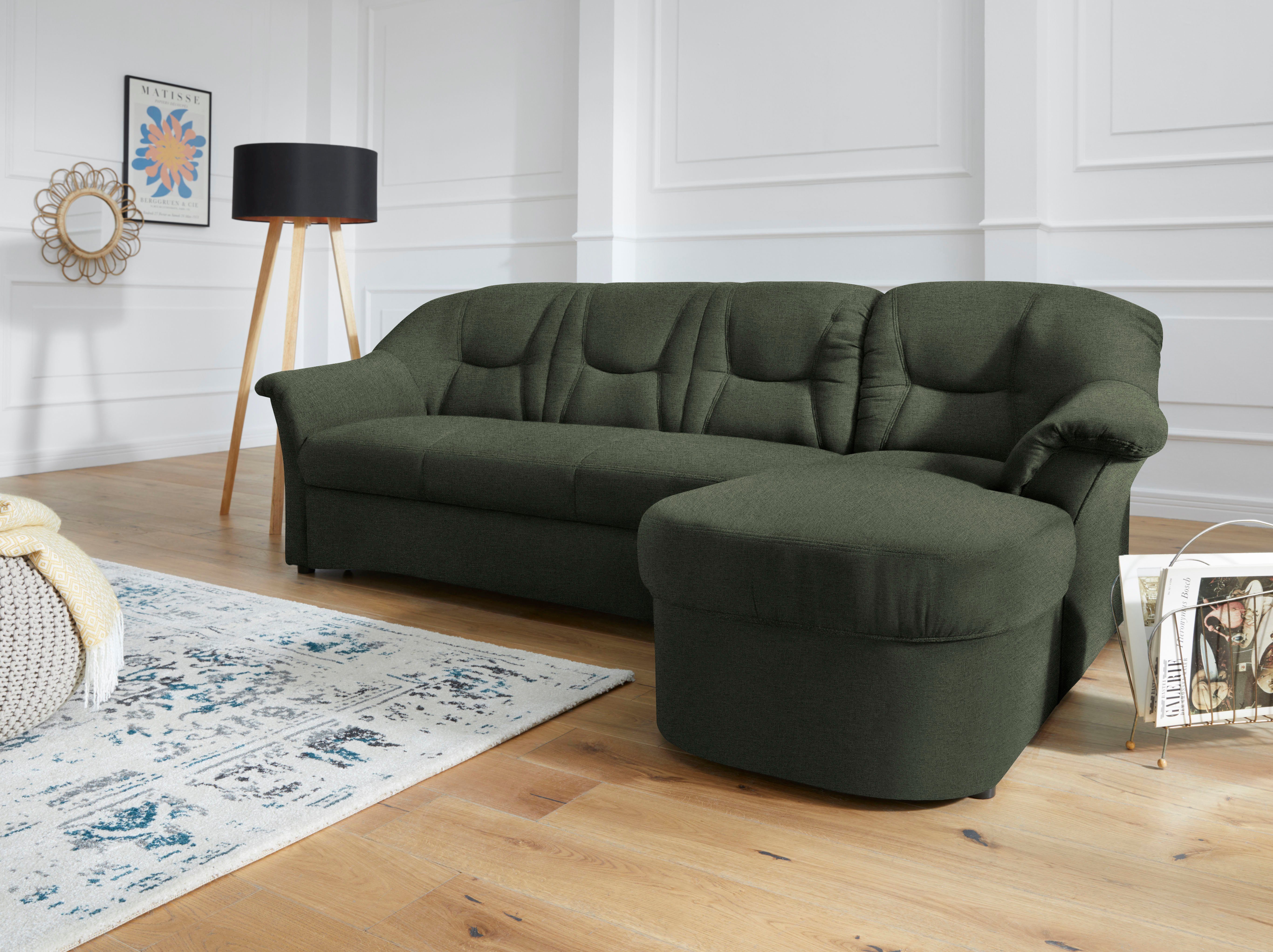 DOMO collection Ecksofa "Sarafina zeitlos und komfortabel, optional mit Fed günstig online kaufen