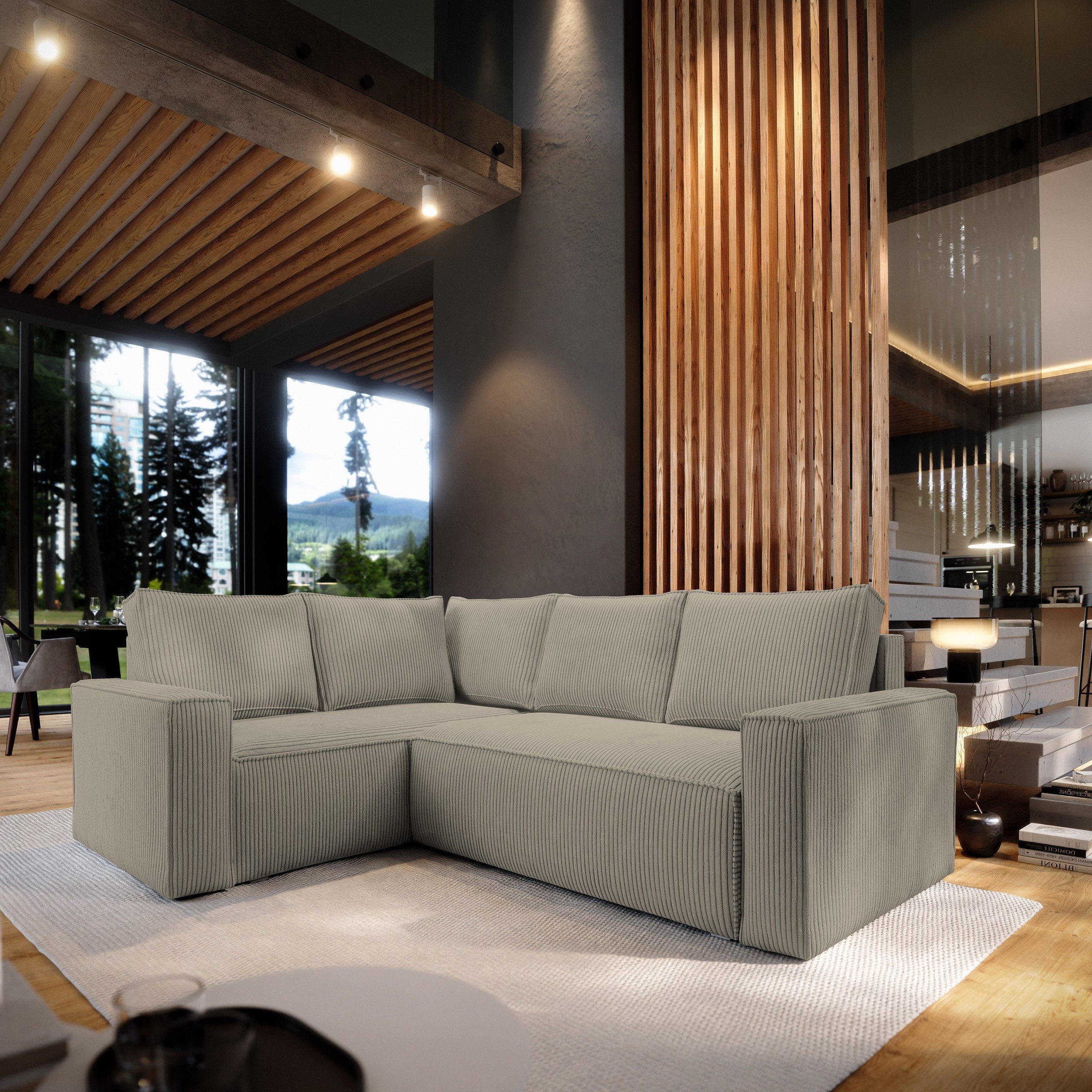 Masseno Ecksofa ESTANO mit Schlaffunktion L-Form, günstig online kaufen