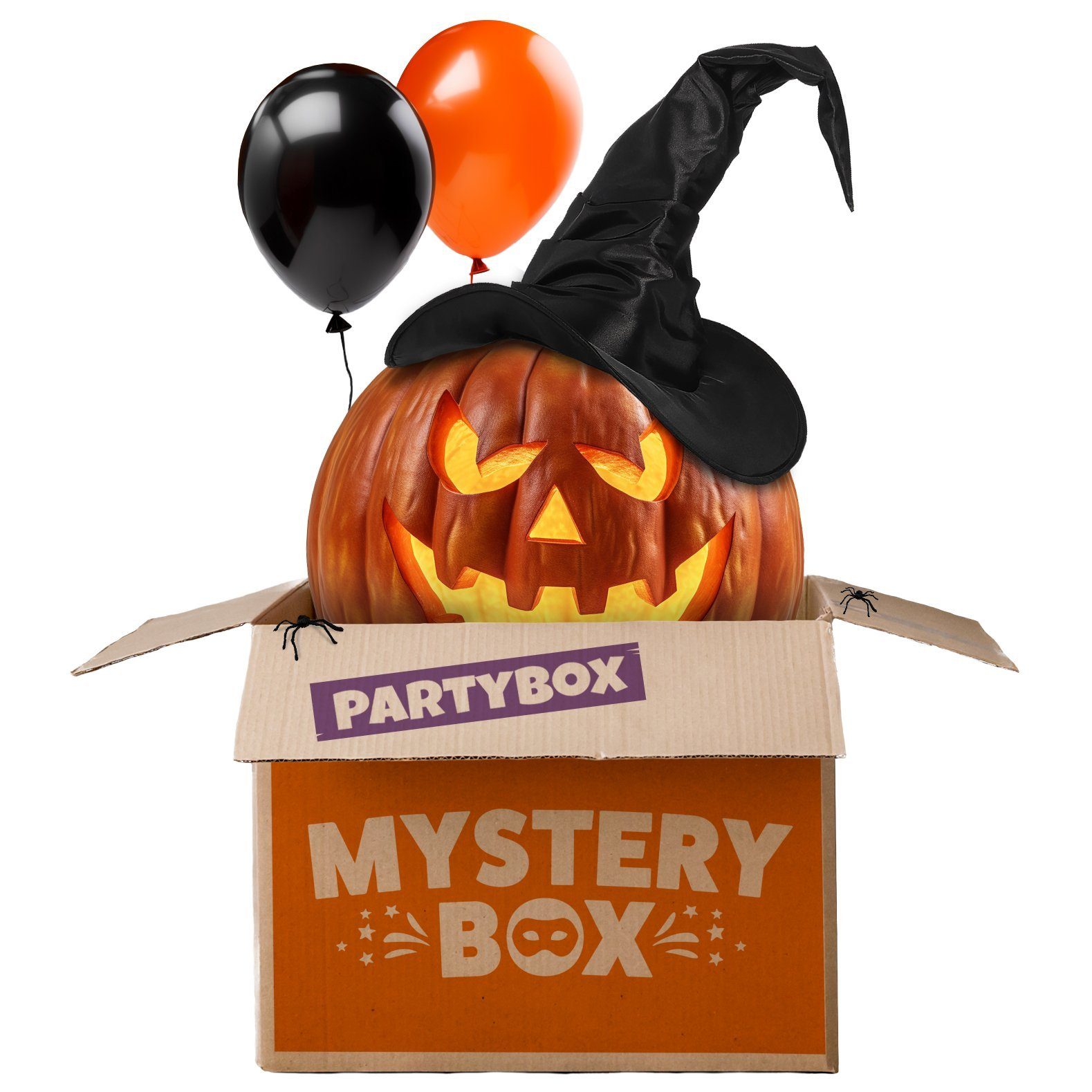 Maskworld Kostüm Mystery Halloween Party & Deko Box, In unserer Halloween Party-Deko-Box findest Du alles, was Du für den