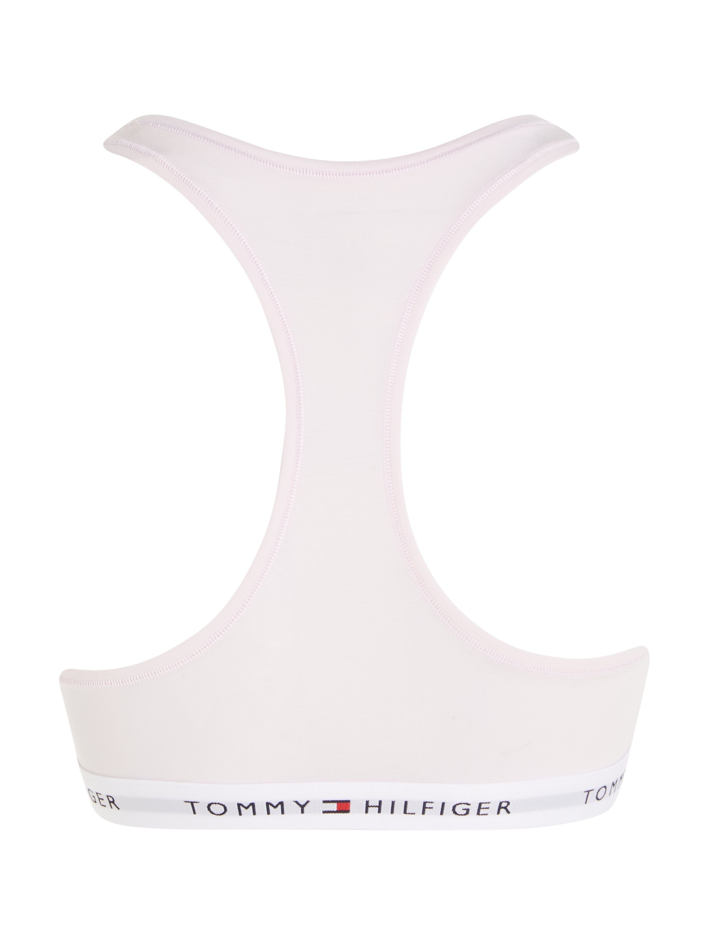 Tommy Hilfiger Underwear Sport-Bustier dem Tommy Schriftzügen auf Light Pink Unterbrustband mit Hilfiger