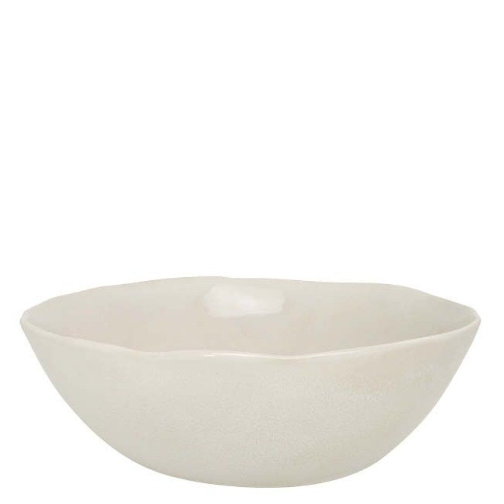 Bastion Collections Salatschüssel June Steingut D26cm Natur