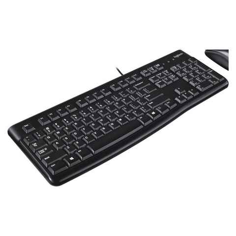 Logitech Desktop MK120 Tastatur USB QWERTY Englisch Schwarz Tastatur