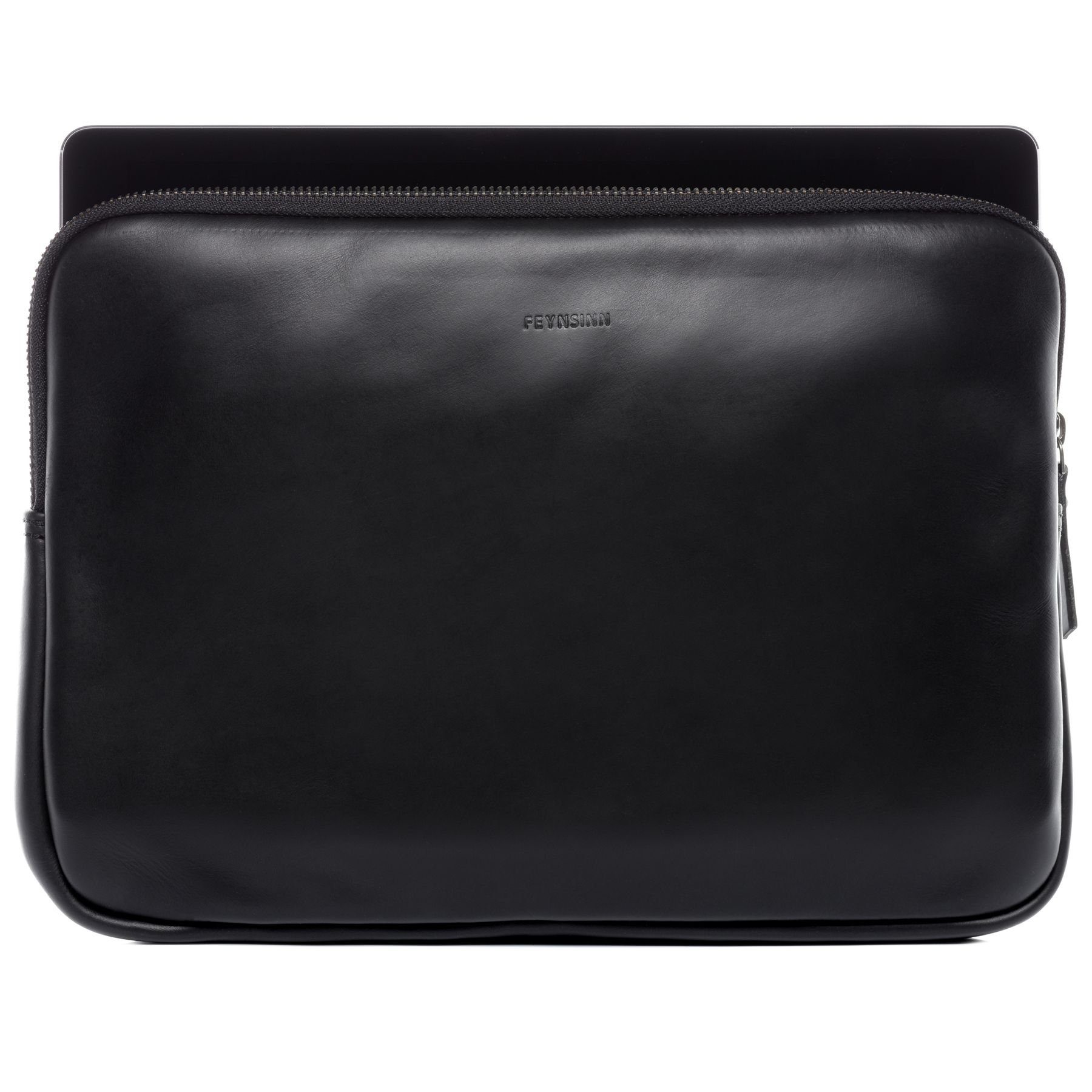 Tablettasche echt Leder Aktentasche17 Zoll Laptop Fach schwarz