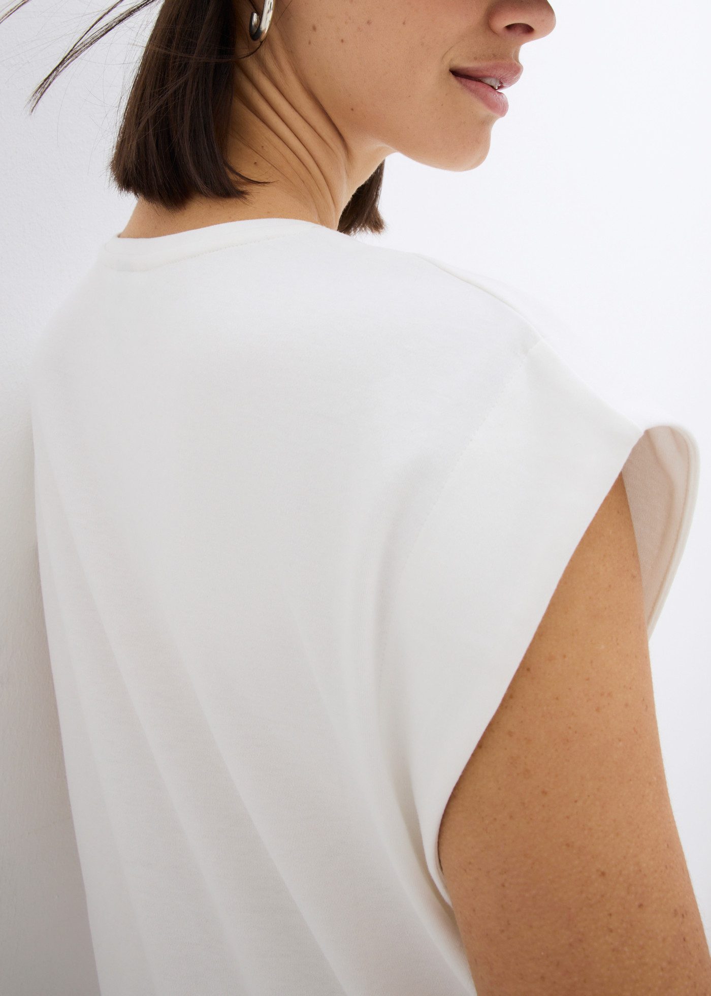 bonprix T-Shirt verschiedene Größen, aus Baumwolle, lässige Passform – Bild 4 von 5