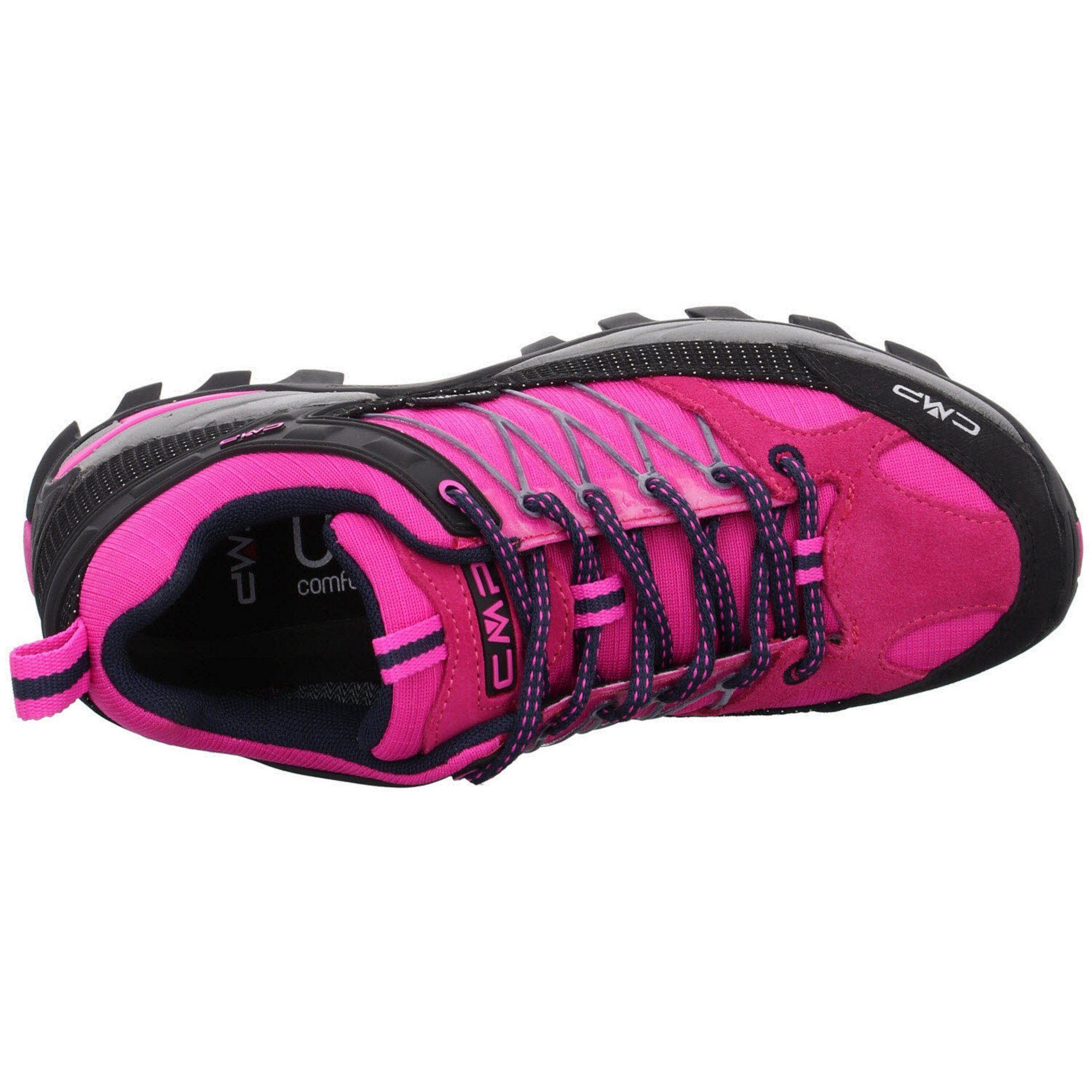 Outdoorschuh fluo-b.blue Leder-/Textilkombination Outdoorschuh Damen Rigel Low CMP Schuhe pink Outdoor (03201886)