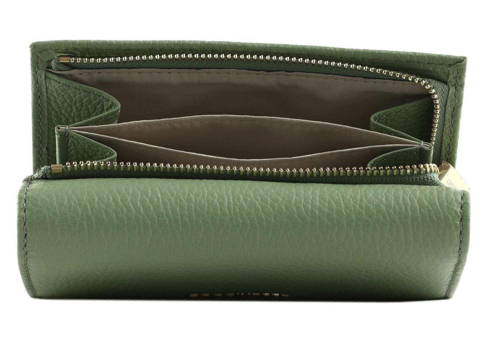 COCCINELLE Geldbörse Wallet Grainy Leather, aus echtem Rindsleder