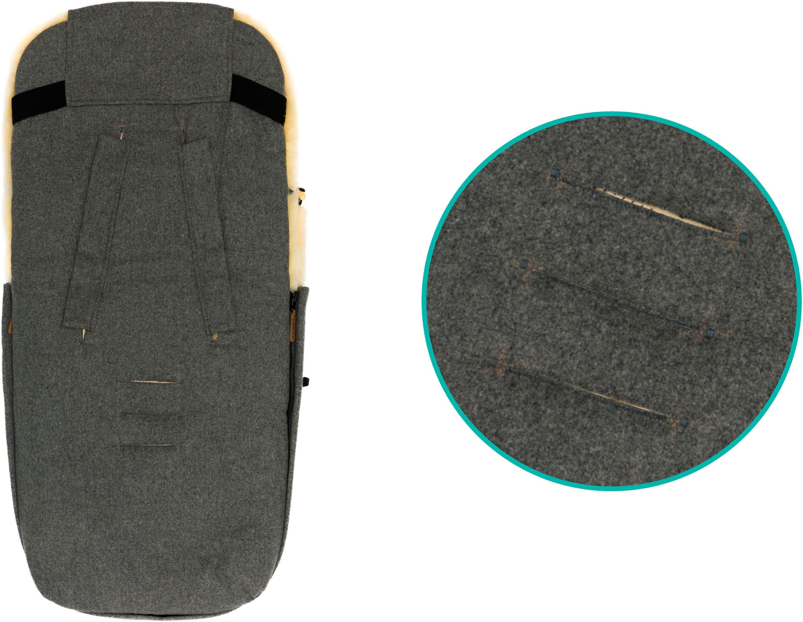 Fillikid Fußsack Bernina Wool, Winterfußsack