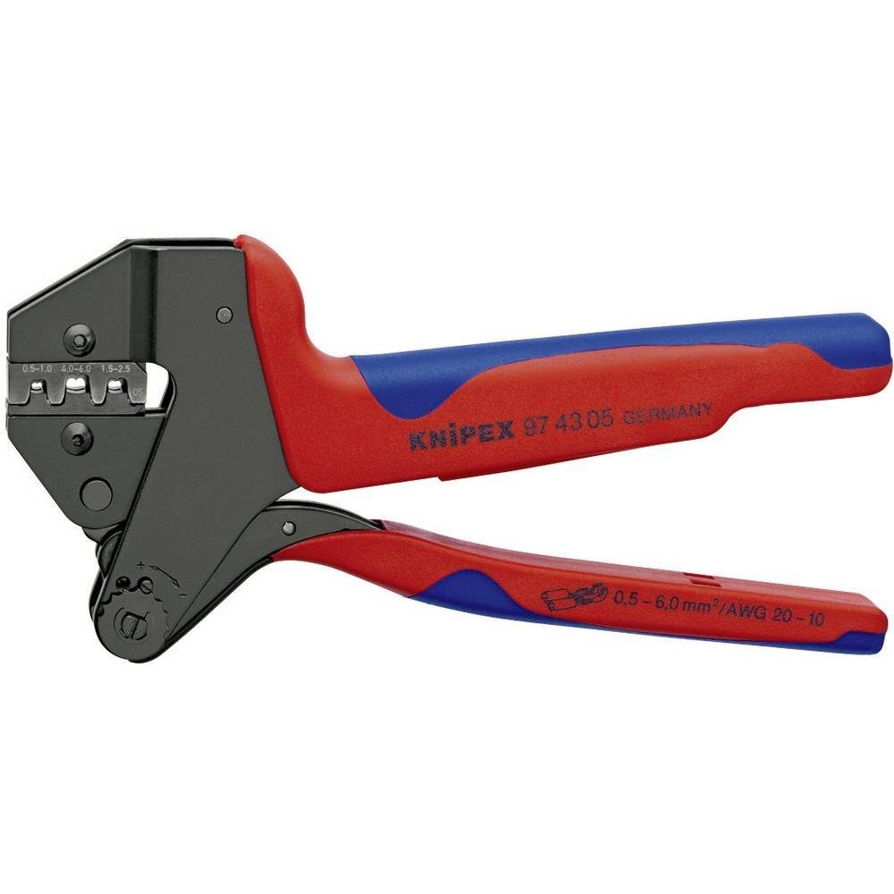 Knipex Crimpzange Crimp-Systemzange für auswechselbare Crimpeinsätze 97 43 05