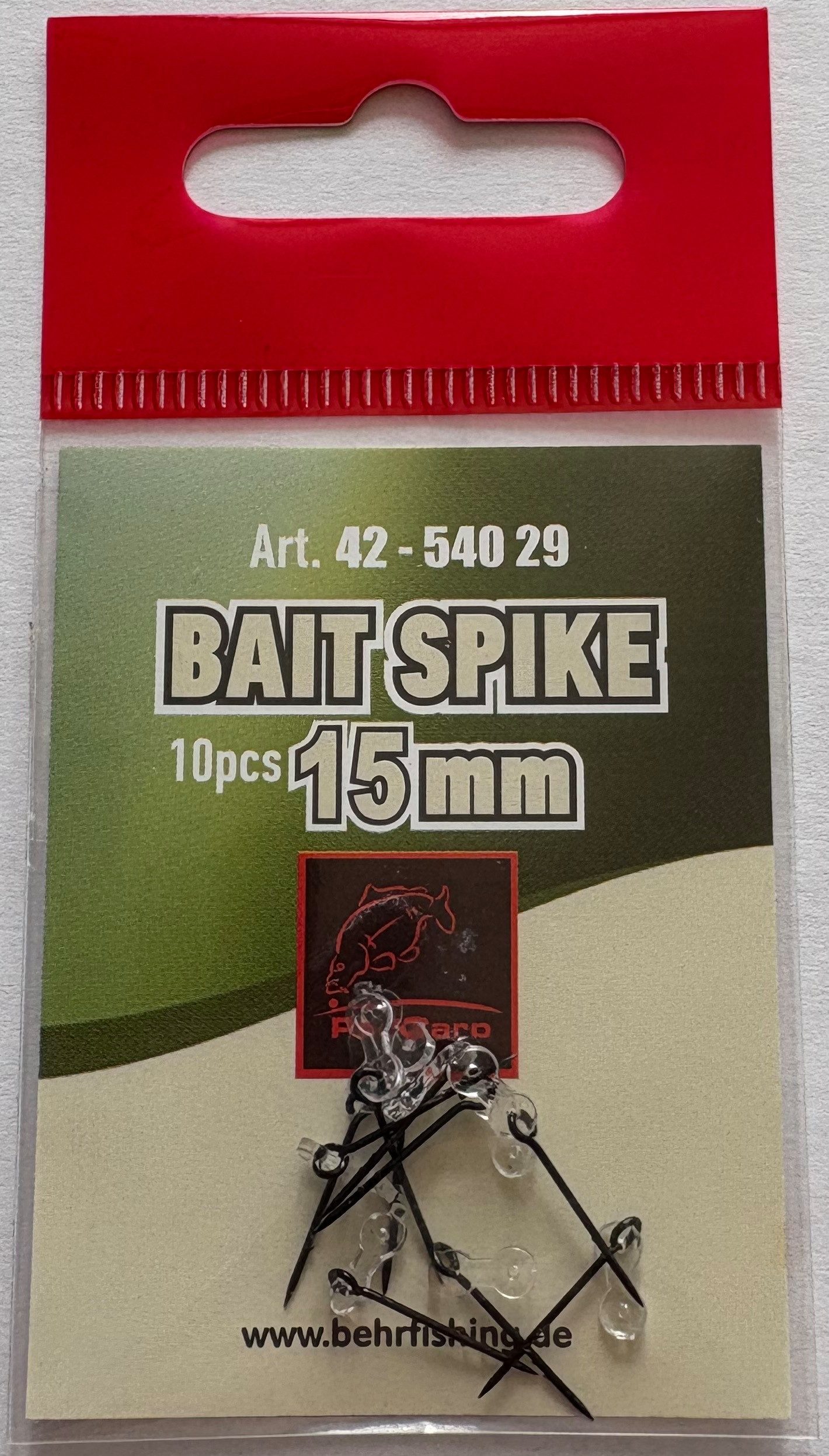 Behr Schnurstopper Boilie Stopper Stifte Bait Spike 10 St. - 3 Längen wählbar - Feedern, Unauffällige Farbe
