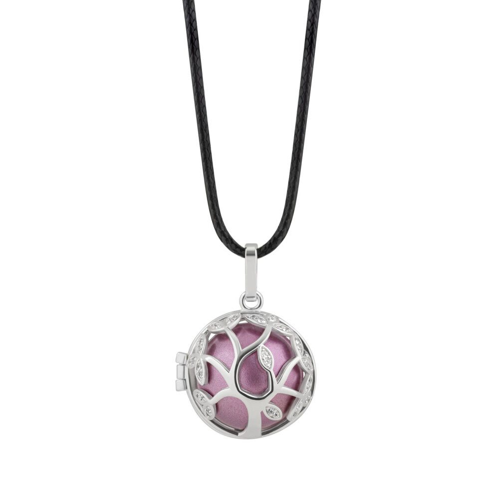 MUMMY BELL Kette mit Einhänger Halskette für Frauen Jingle Tree of Life K8SF20