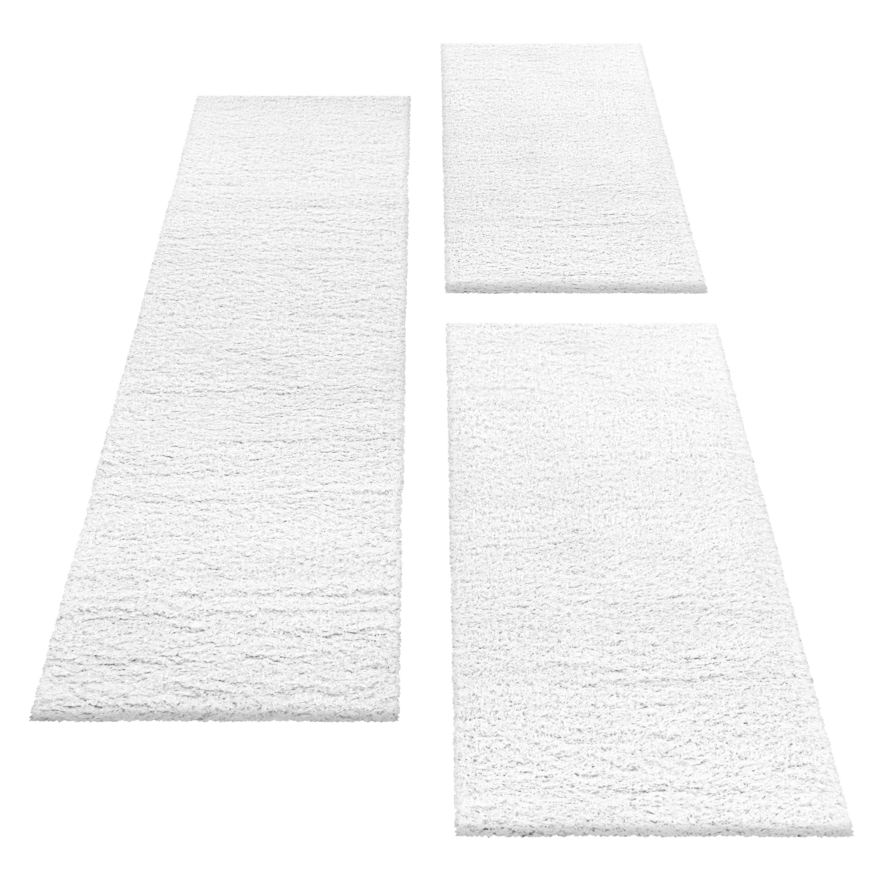 Carpettex Hochflor-Bettumrandung Unicolor - Einfarbig, Höhe günstig online kaufen