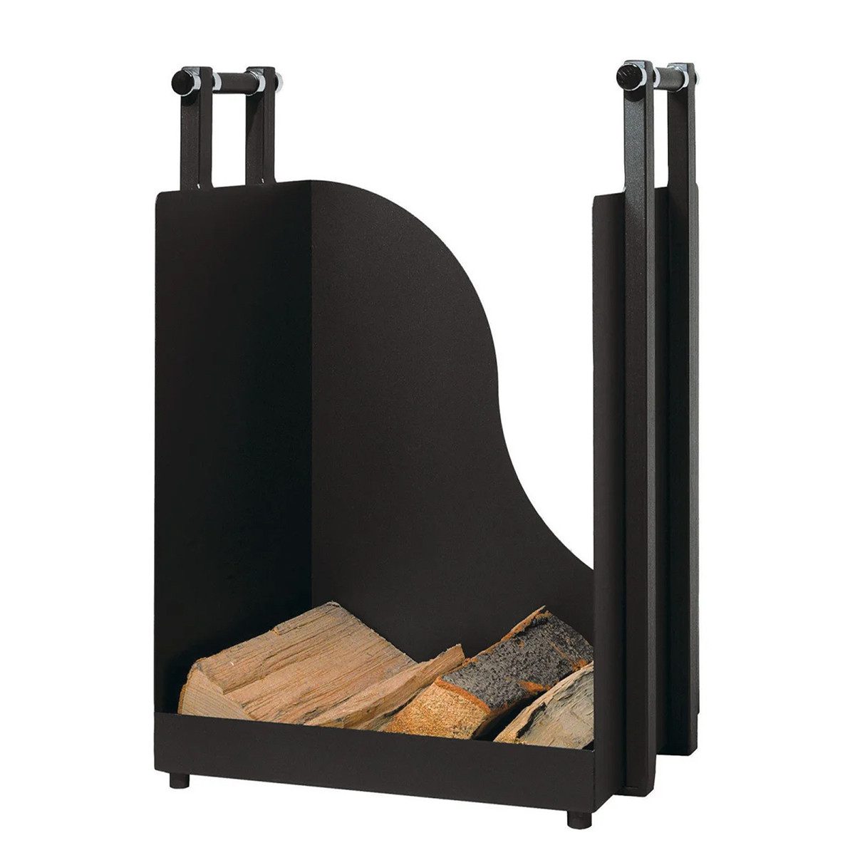 Lienbacher Kaminholzkorb Holzkorb Holzkiste Kaminholzkorb Schwarz