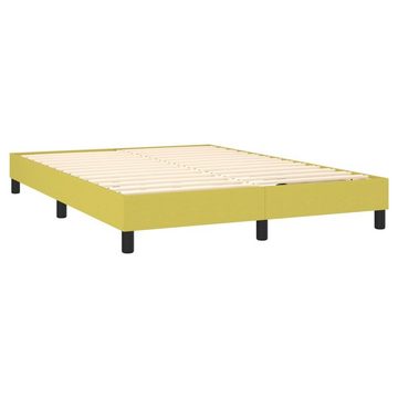 furnicato Bett Bettgestell Grün 140x190 cm Stoff