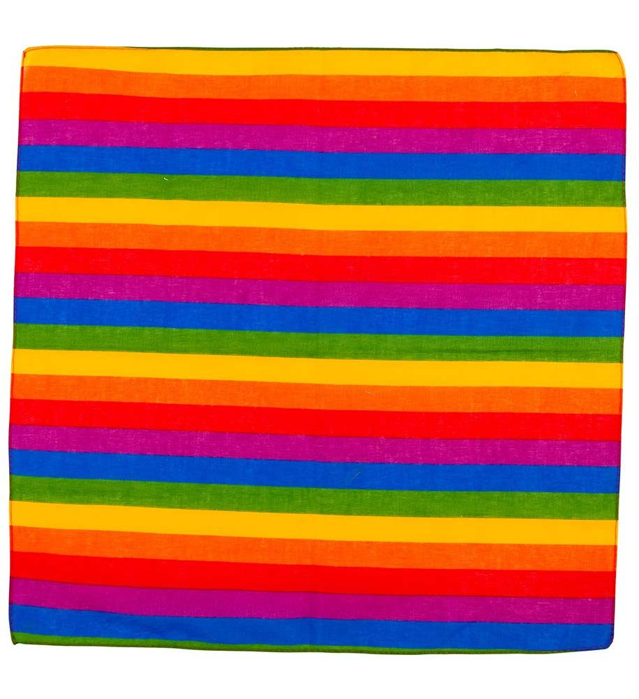 Widmann S.r.l. Kostüm Bandana Regenbogen 55x55cm