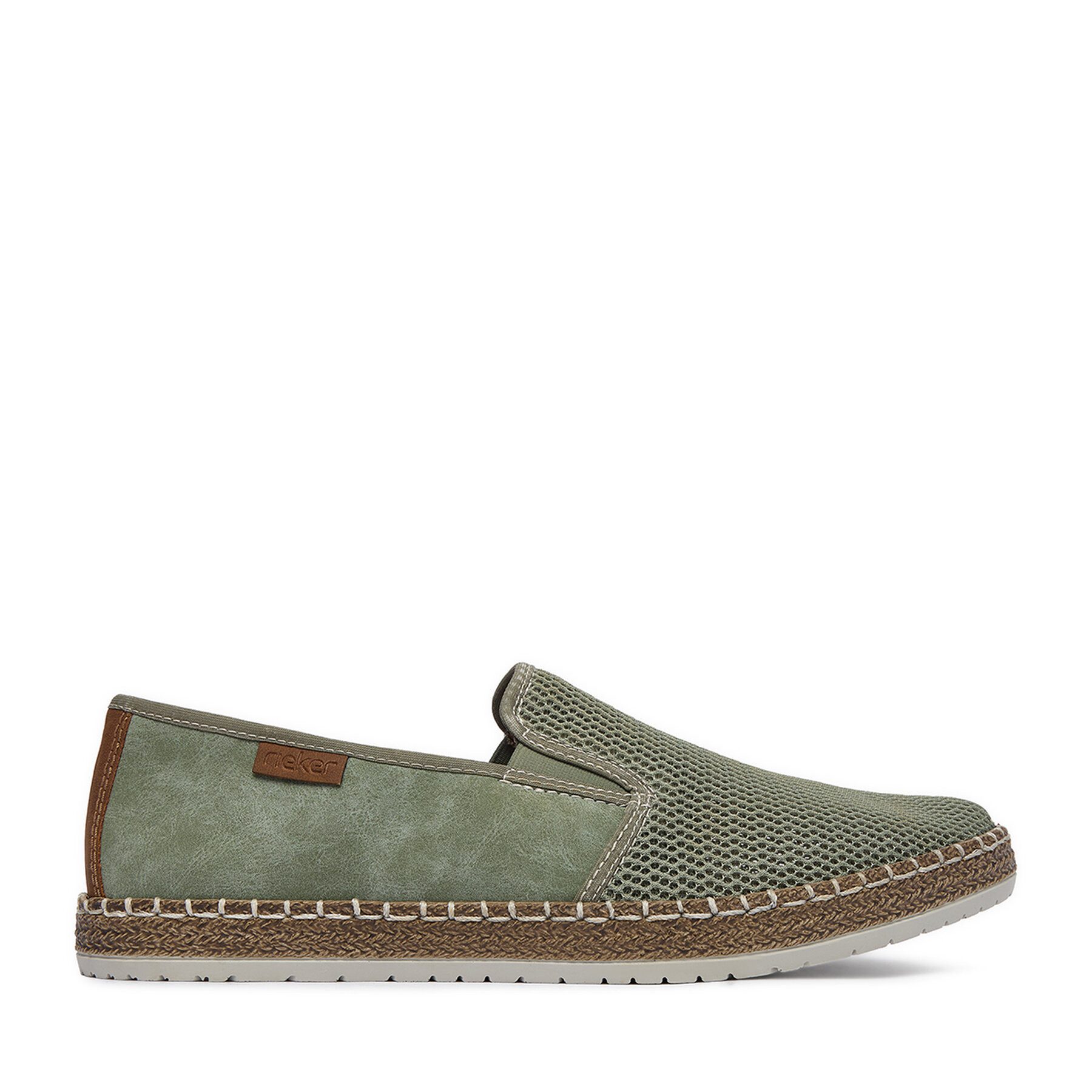 Rieker Rieker Herren Espadrilles Grün B5265-52 Espadrille
