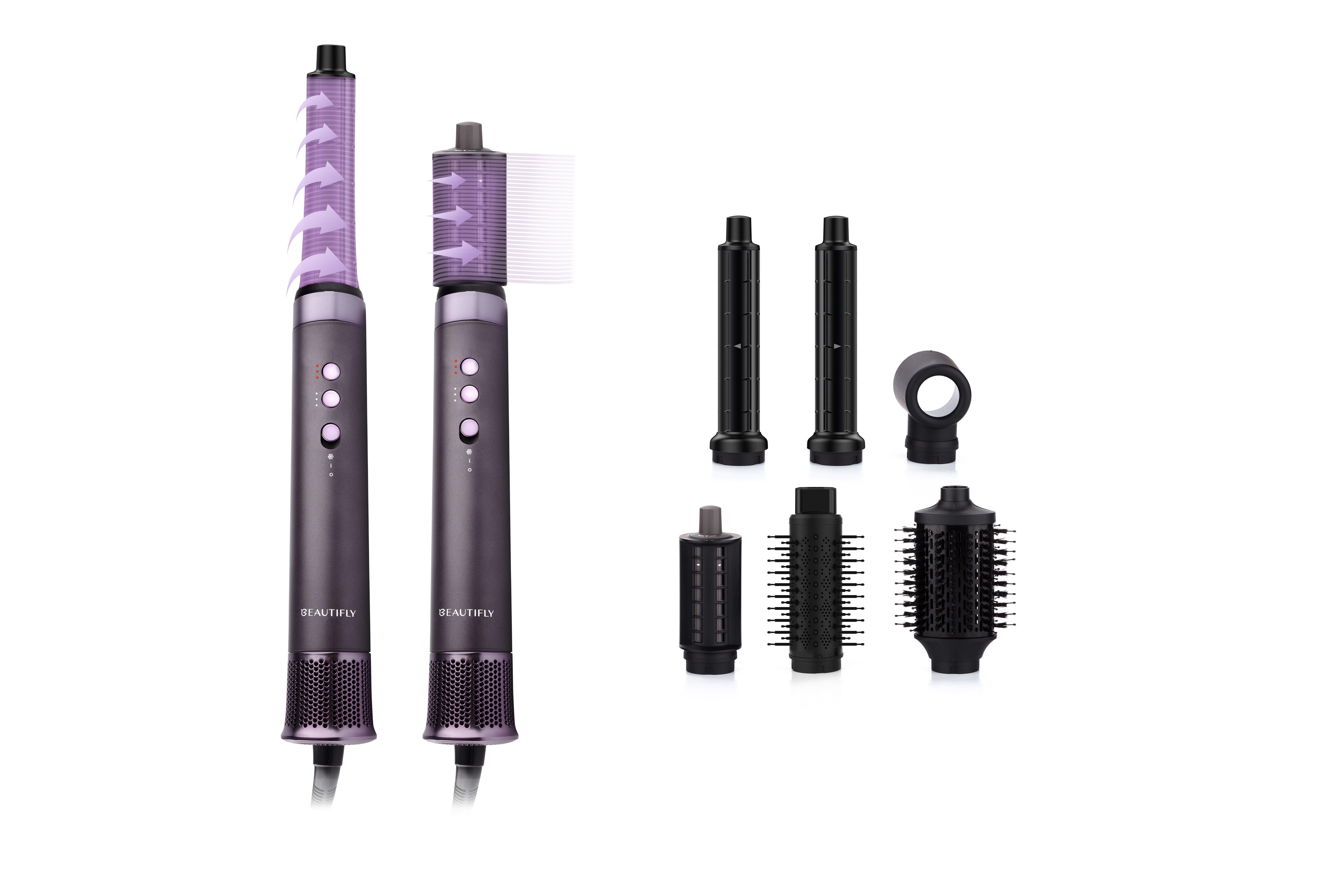 Beautifly Multihaarstyler BEAUTIFLY Flow Pro Styler 2-in-1 Fön und Curler