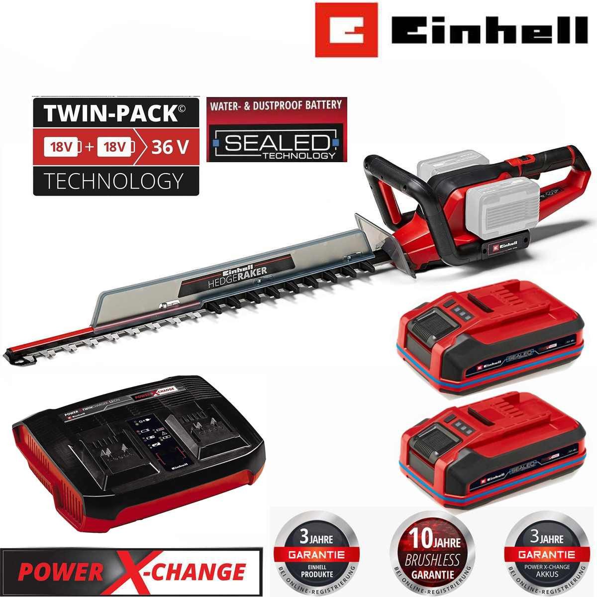Einhell Akku-Heckenschere 36V Heckenschere GE-CH 36/65 günstig online kaufen