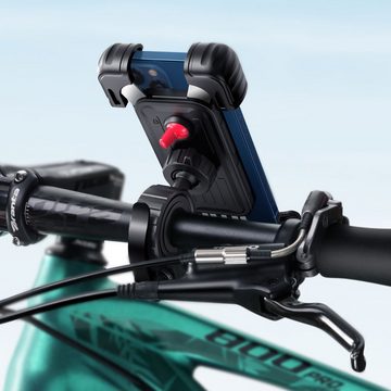 UGREEN Universal Handyhalter für Fahrrad Motorrad Lenker LP494 schwarz Smartphone-Halterung