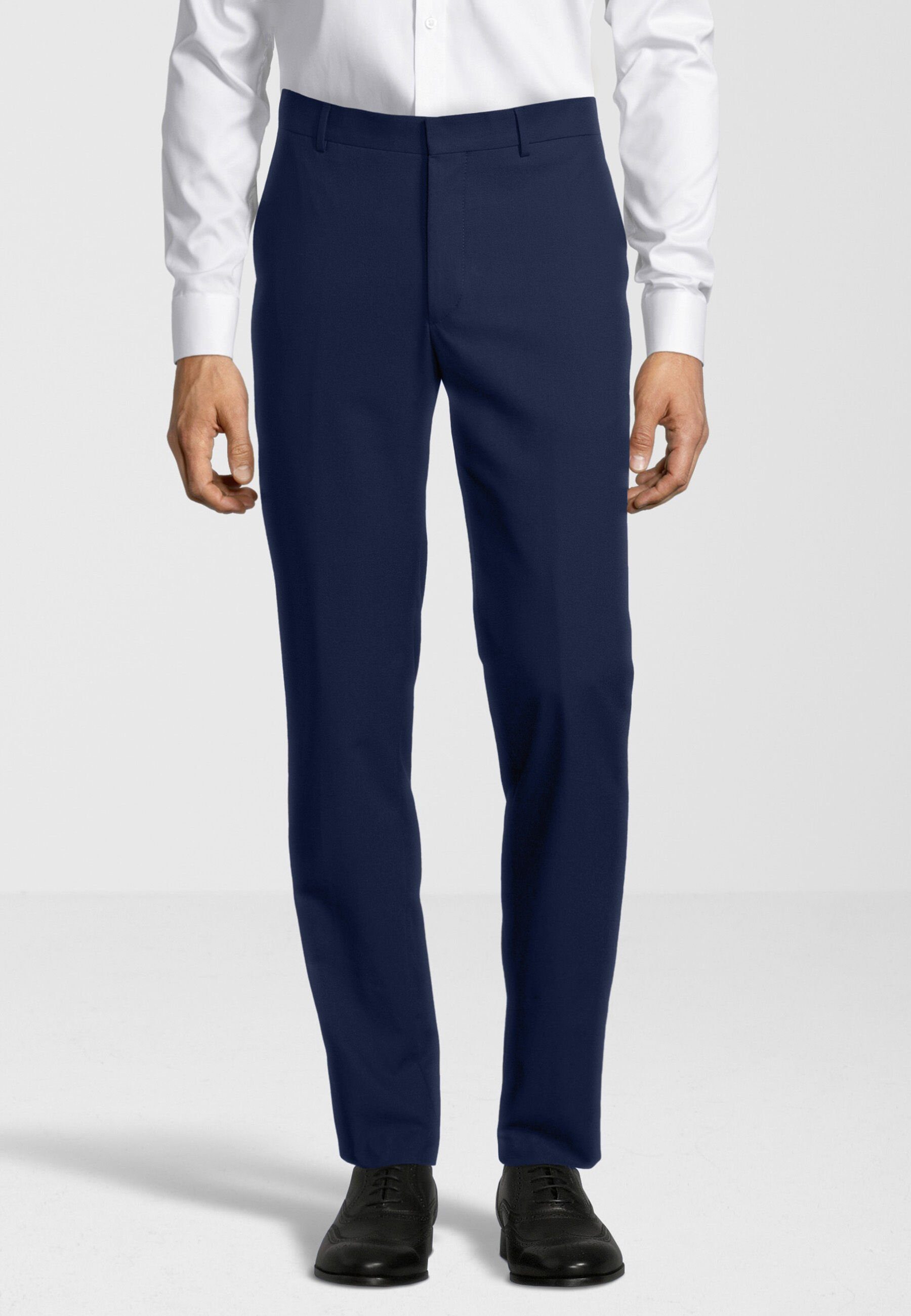 SteffenKlein Anzughose Slim Fit blau